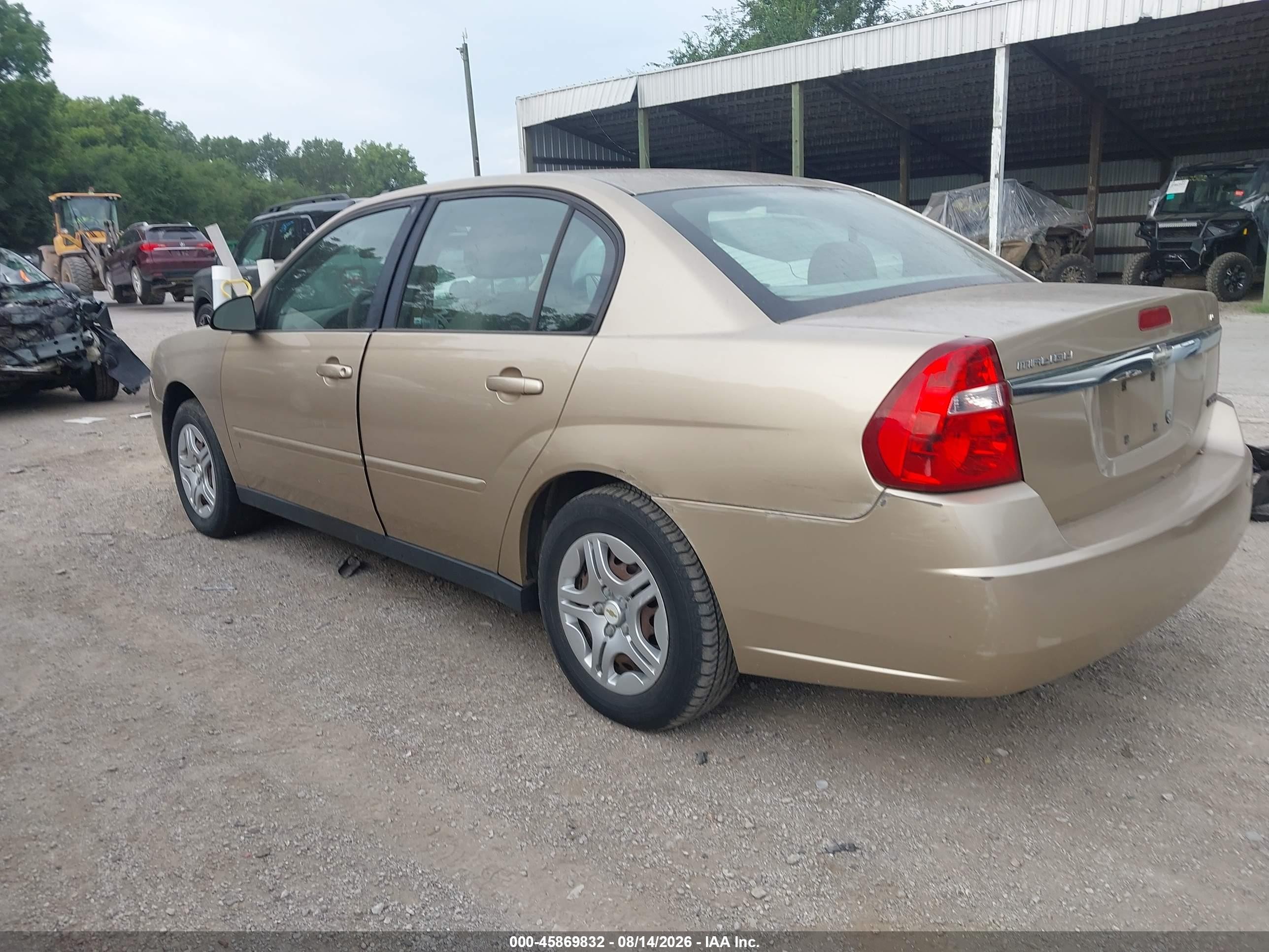 2006 Chevrolet Malibu Ls Gold vin: 1G1ZS51F36F299421