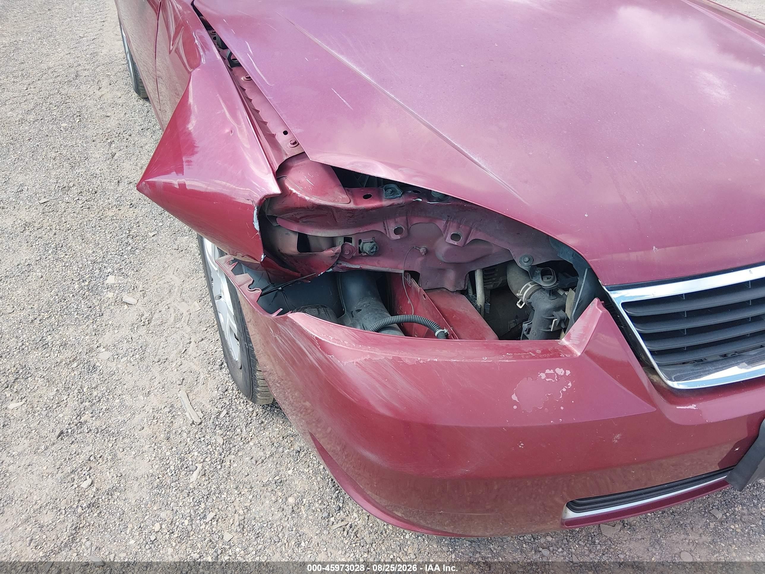 2006 Chevrolet Malibu Ls Burgundy vin: 1G1ZS51F76F162773
