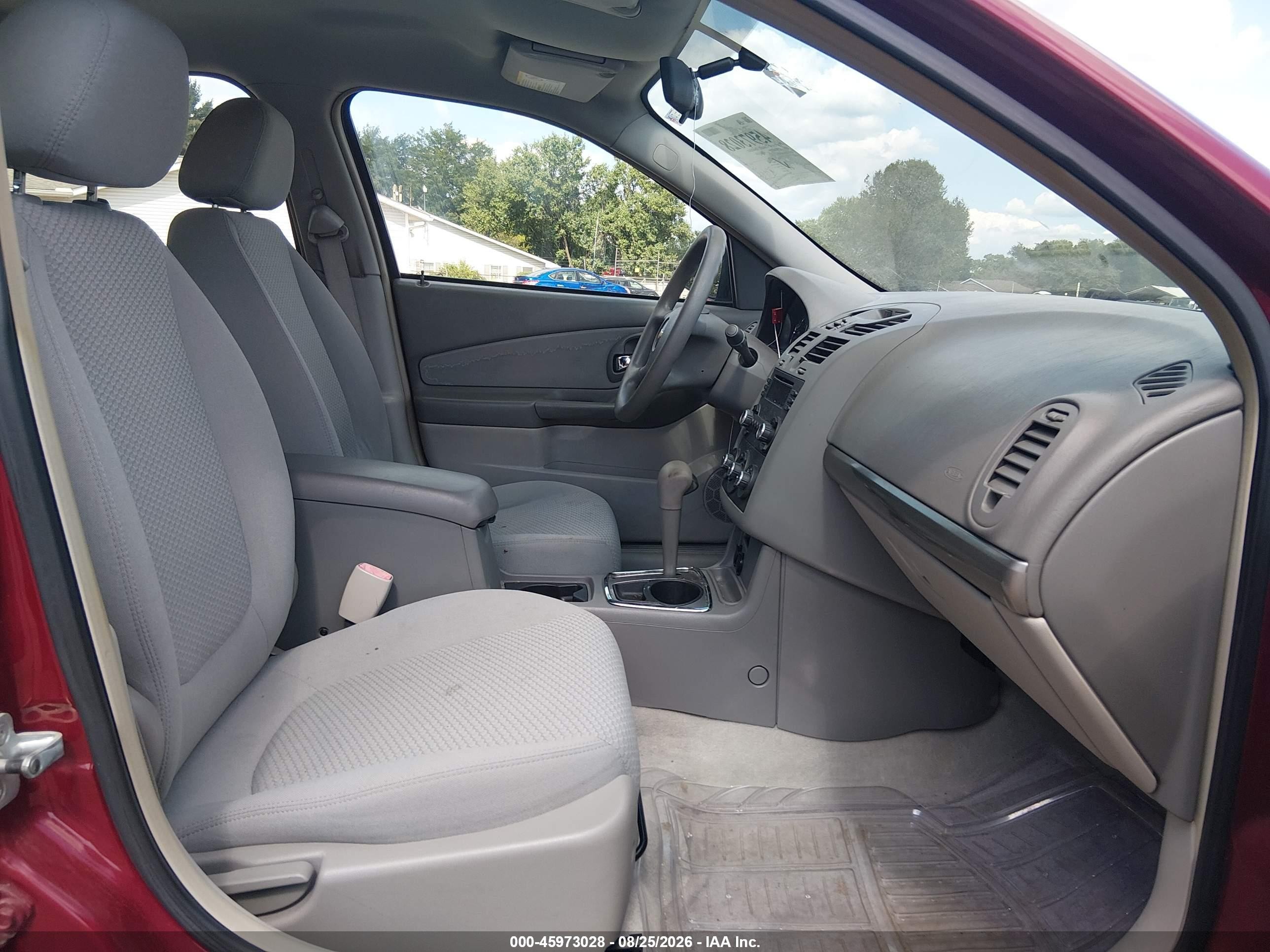 2006 Chevrolet Malibu Ls Burgundy vin: 1G1ZS51F76F162773