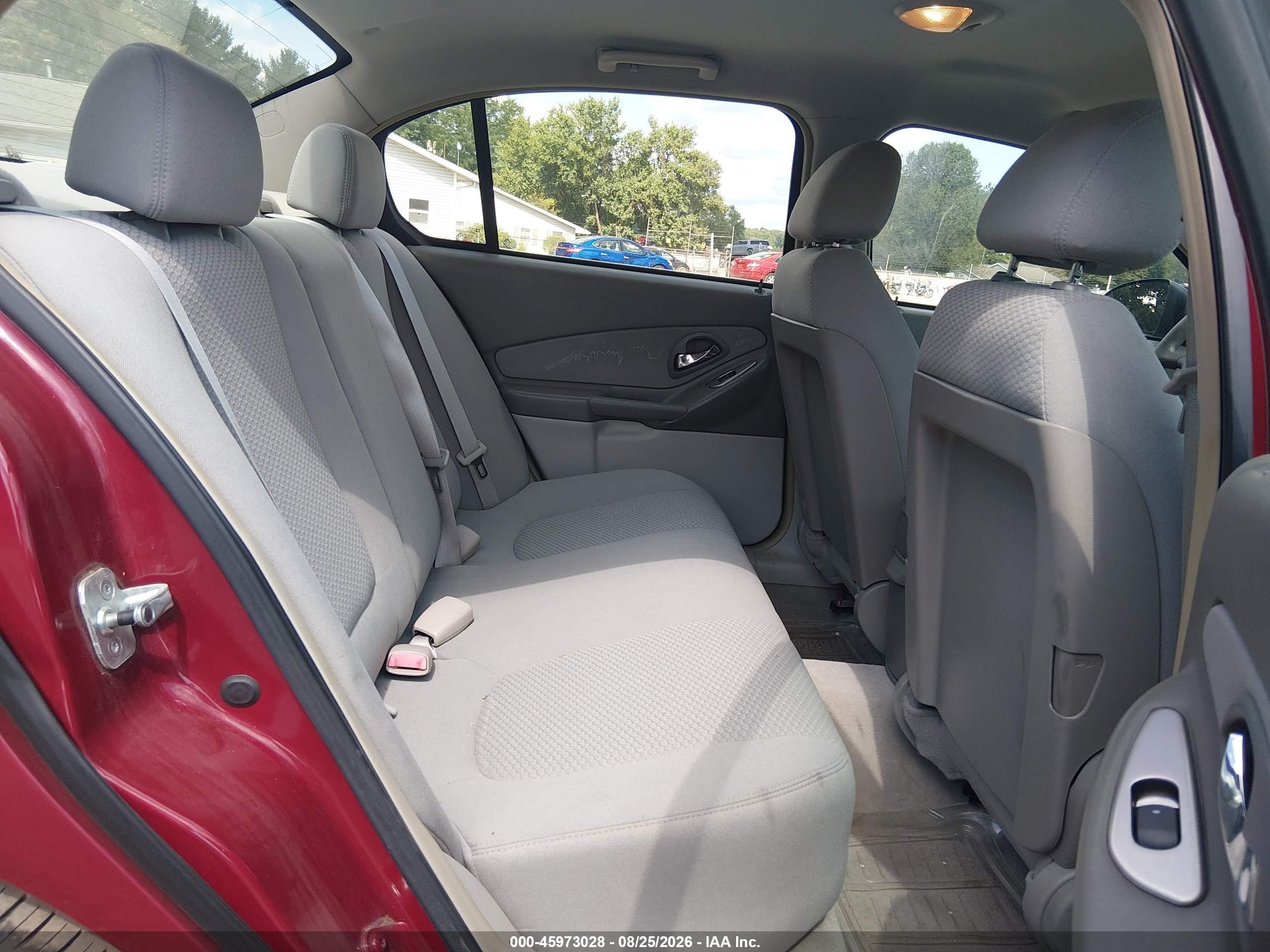 2006 Chevrolet Malibu Ls Burgundy vin: 1G1ZS51F76F162773