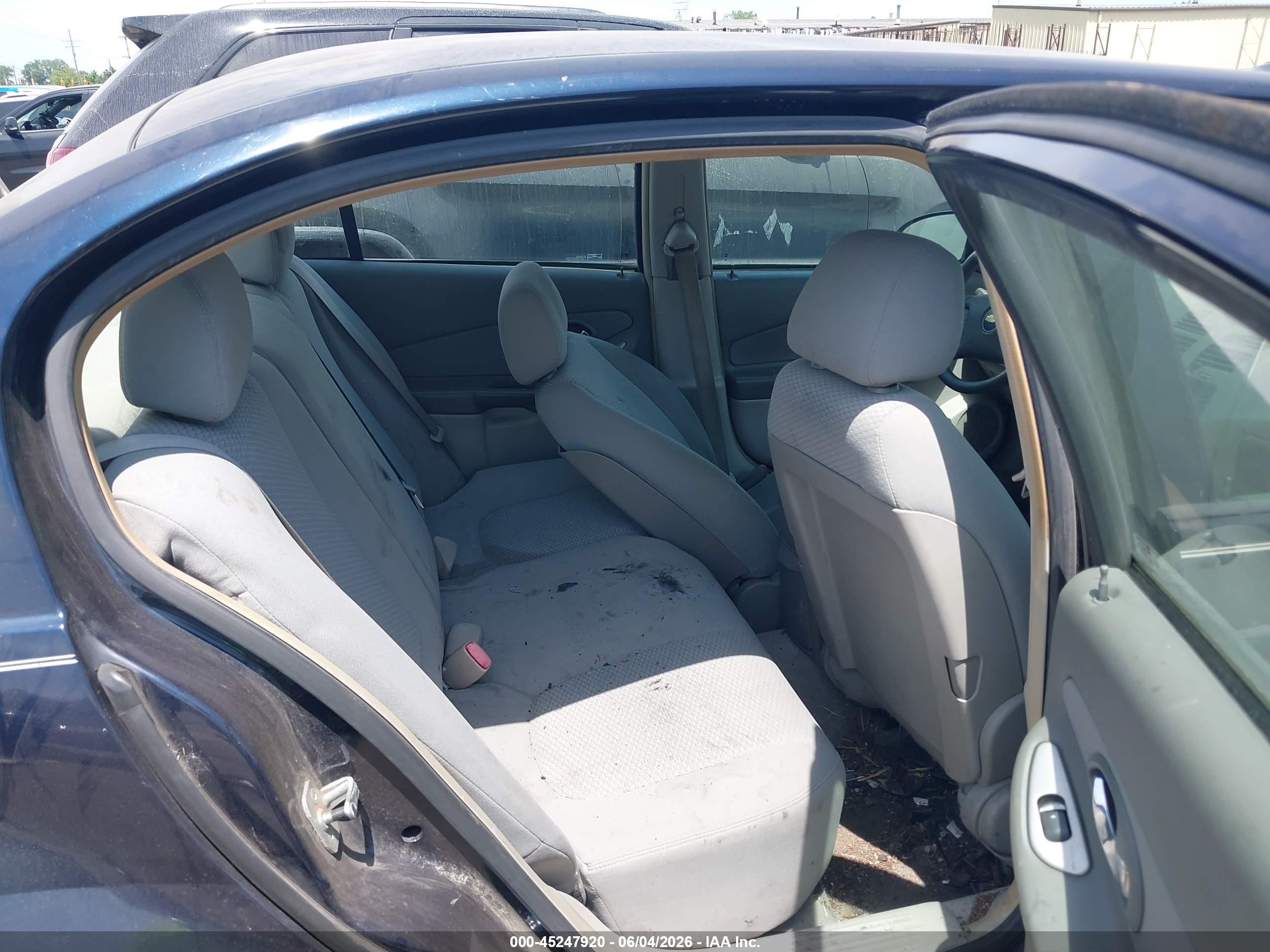 2006 Chevrolet Malibu Ls Blue vin: 1G1ZS51F86F108737