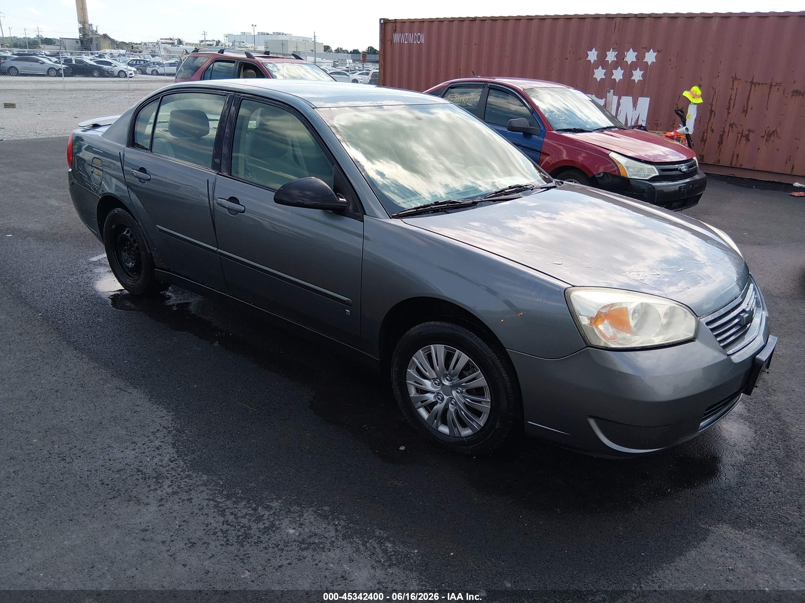 2006 Chevrolet Malibu Ls Silver vin: 1G1ZS51FX6F200190