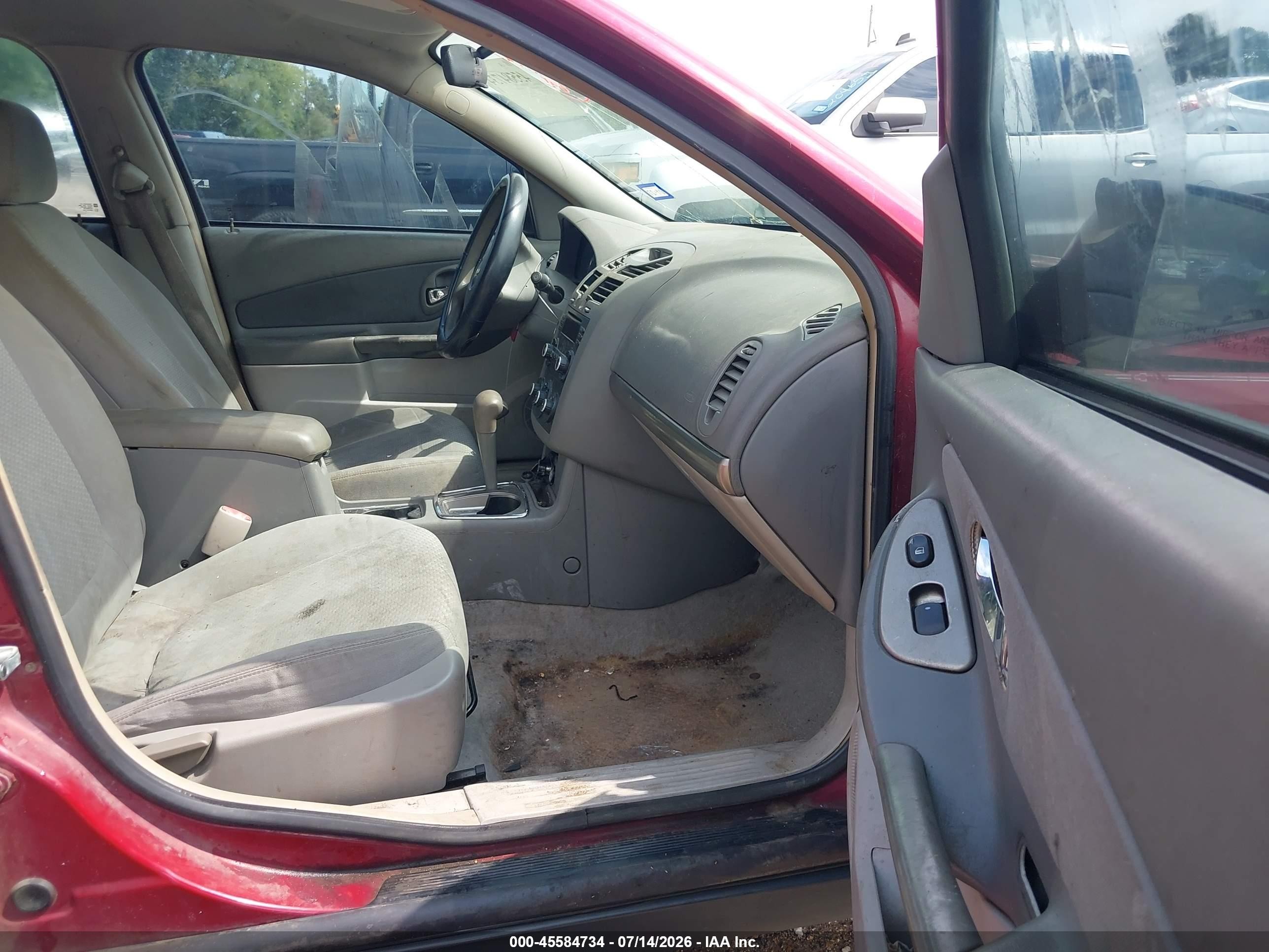 2006 Chevrolet Malibu Ls Maroon vin: 1G1ZS51FX6F298637