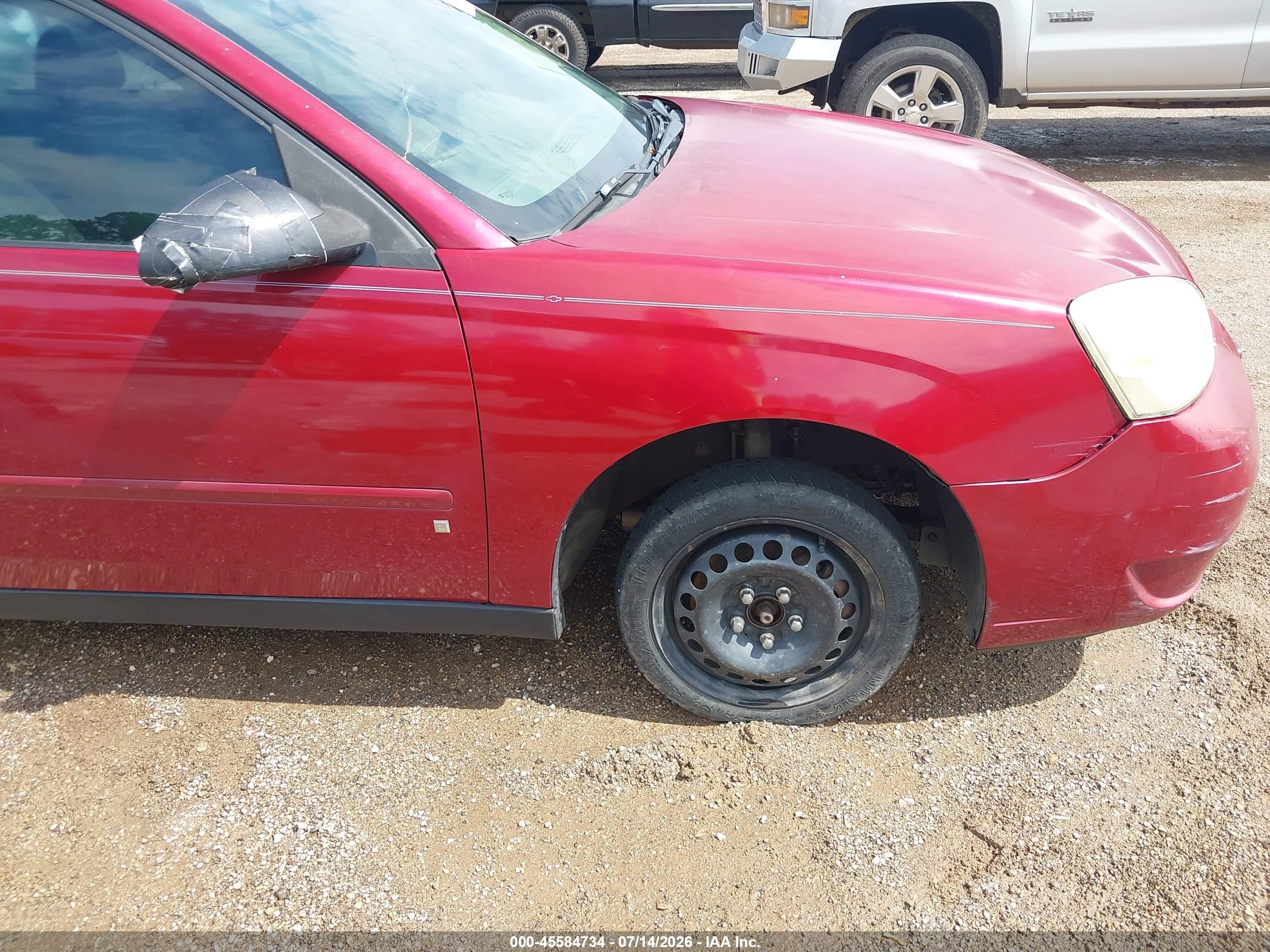 2006 Chevrolet Malibu Ls Maroon vin: 1G1ZS51FX6F298637