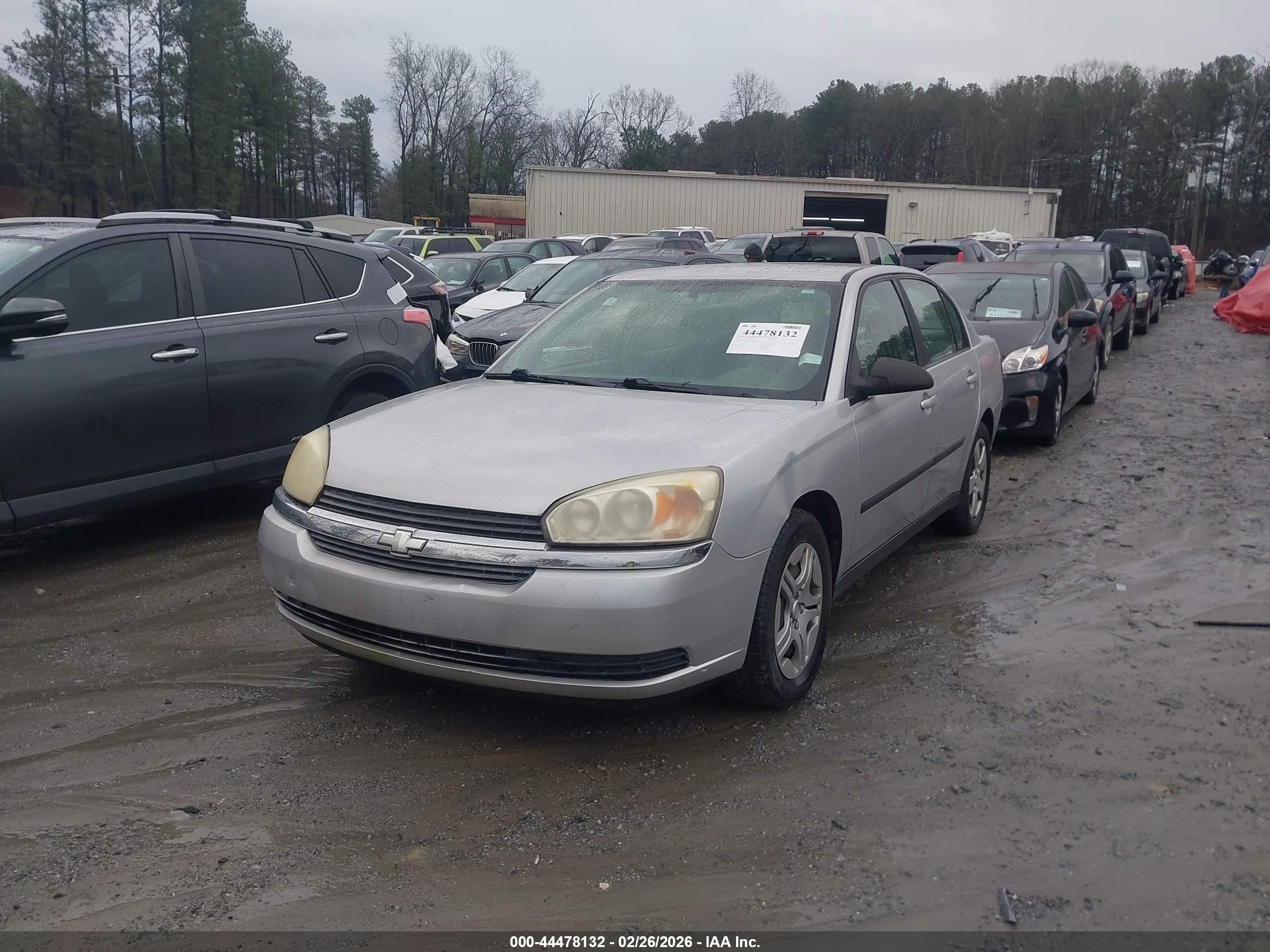 2005 Chevrolet Malibu   Серебряный vin: 1G1ZS52825F204636