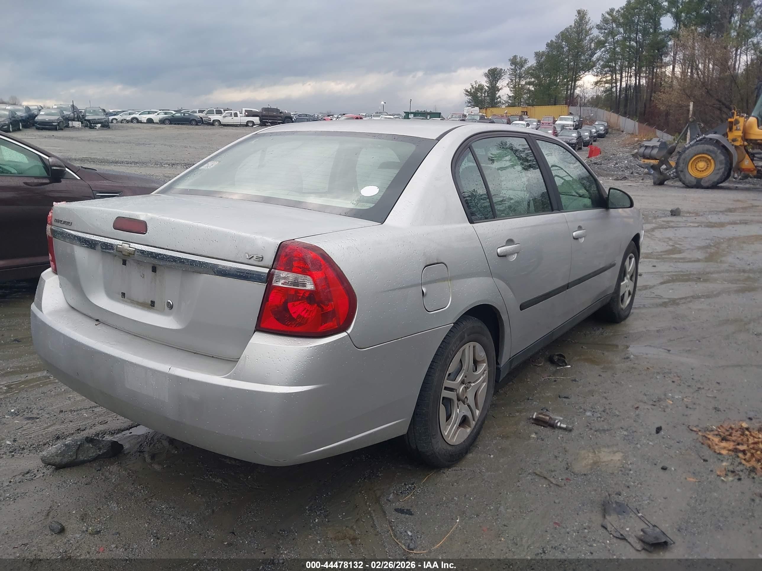 2005 Chevrolet Malibu   Серебряный vin: 1G1ZS52825F204636