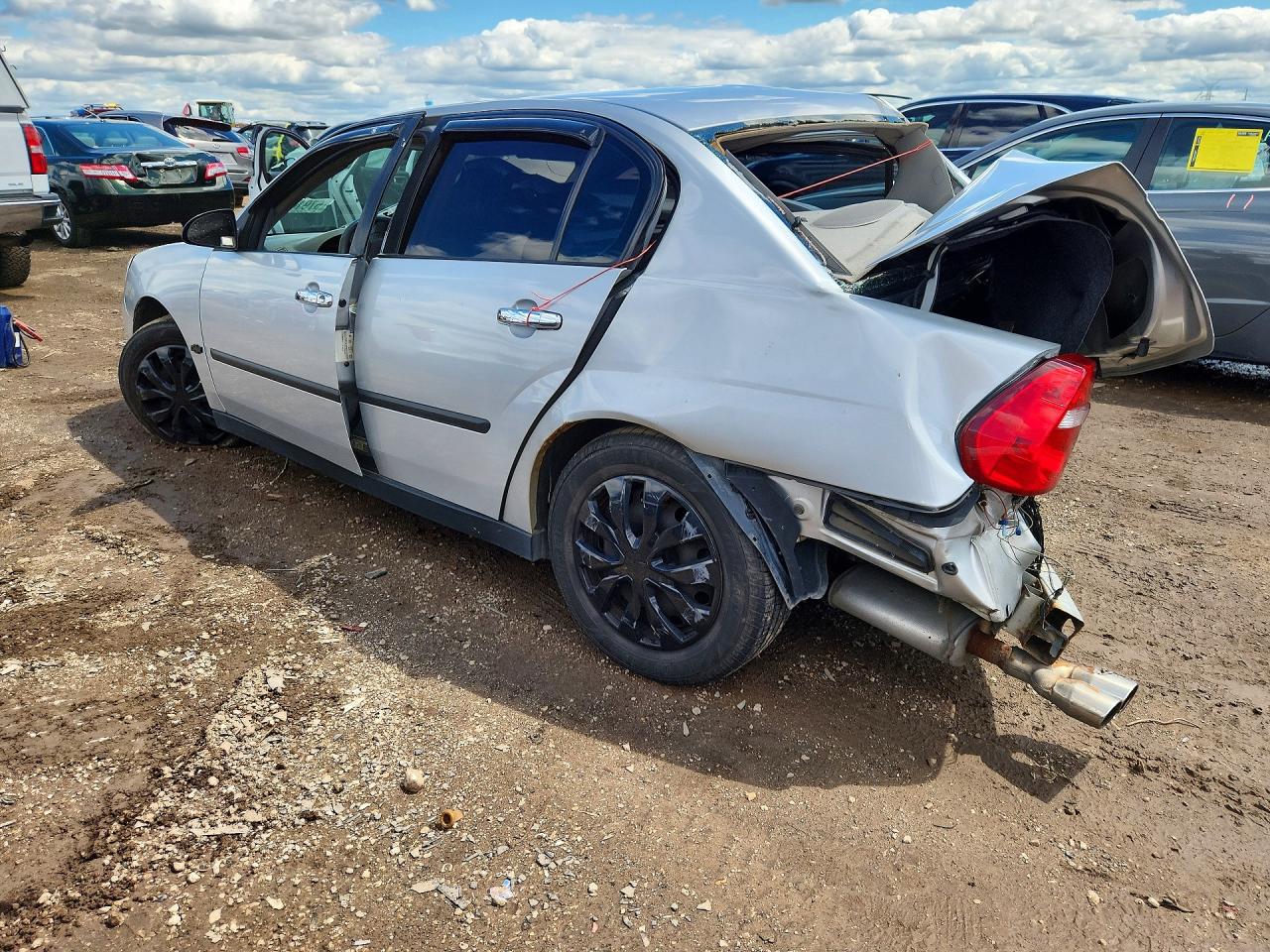 2005 Chevrolet Malibu Серебряный vin: 1G1ZS52885F304112