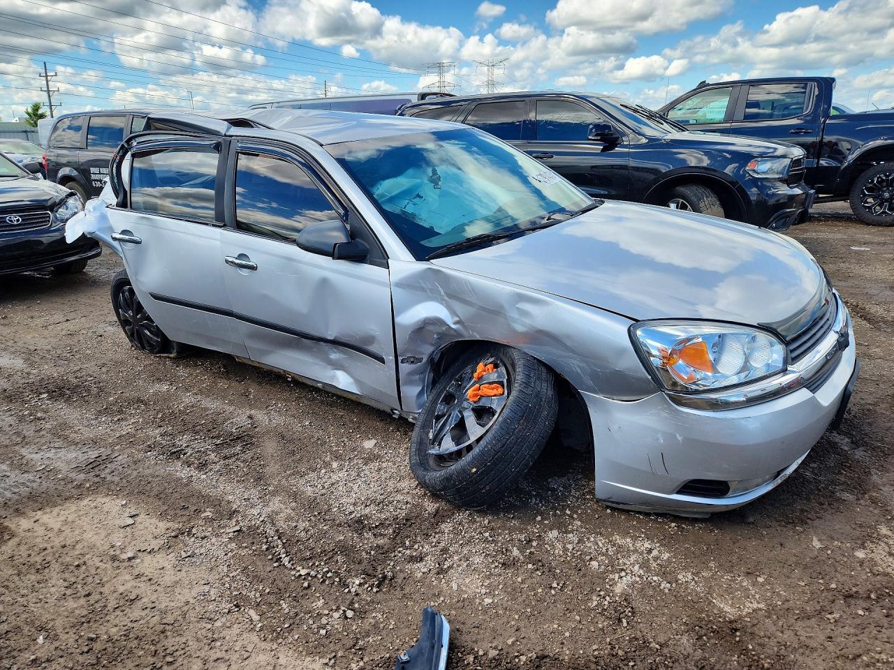 2005 Chevrolet Malibu Серебряный vin: 1G1ZS52885F304112