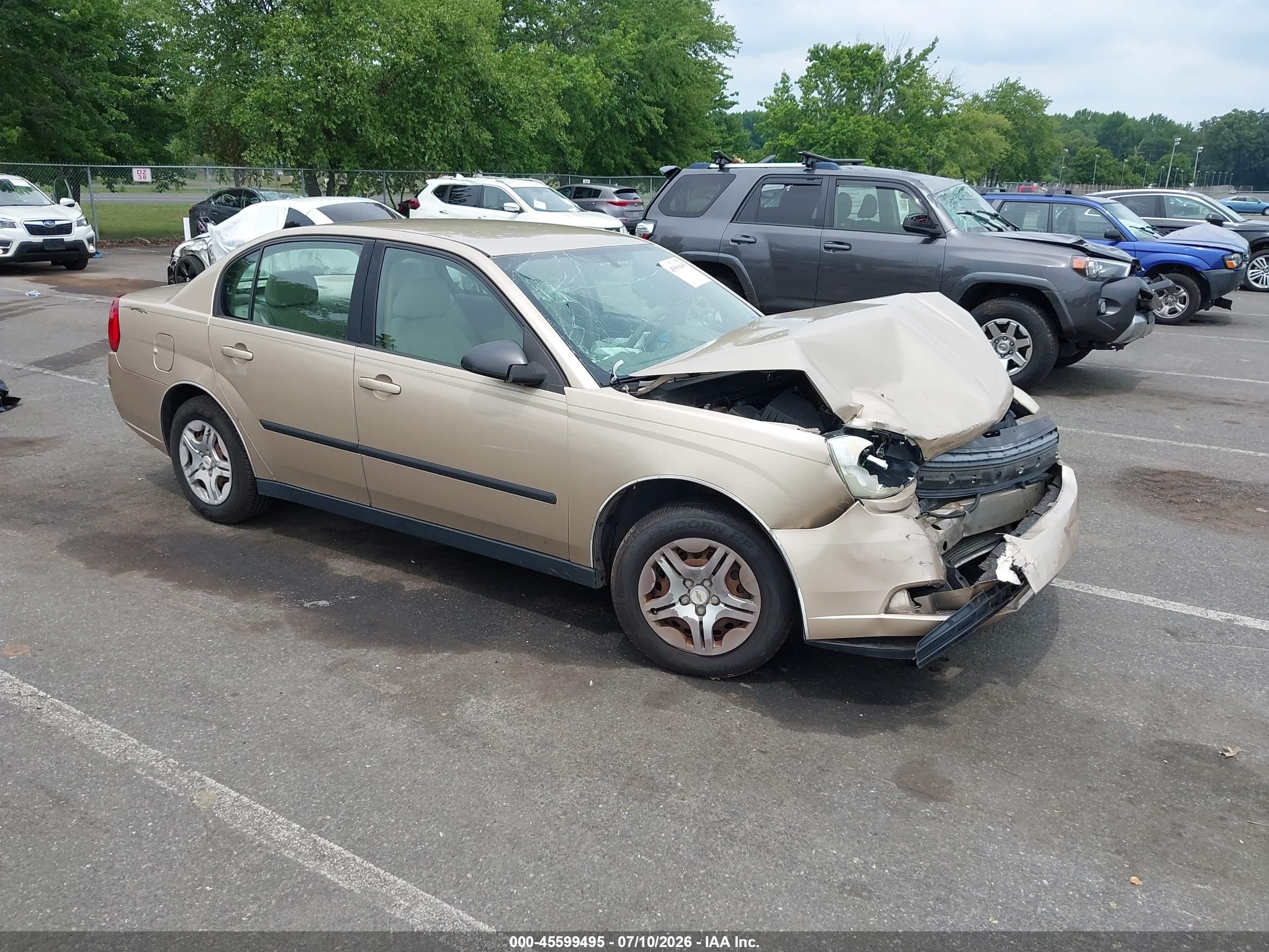 2005 Chevrolet Malibu   Beige vin: 1G1ZS52F05F151286