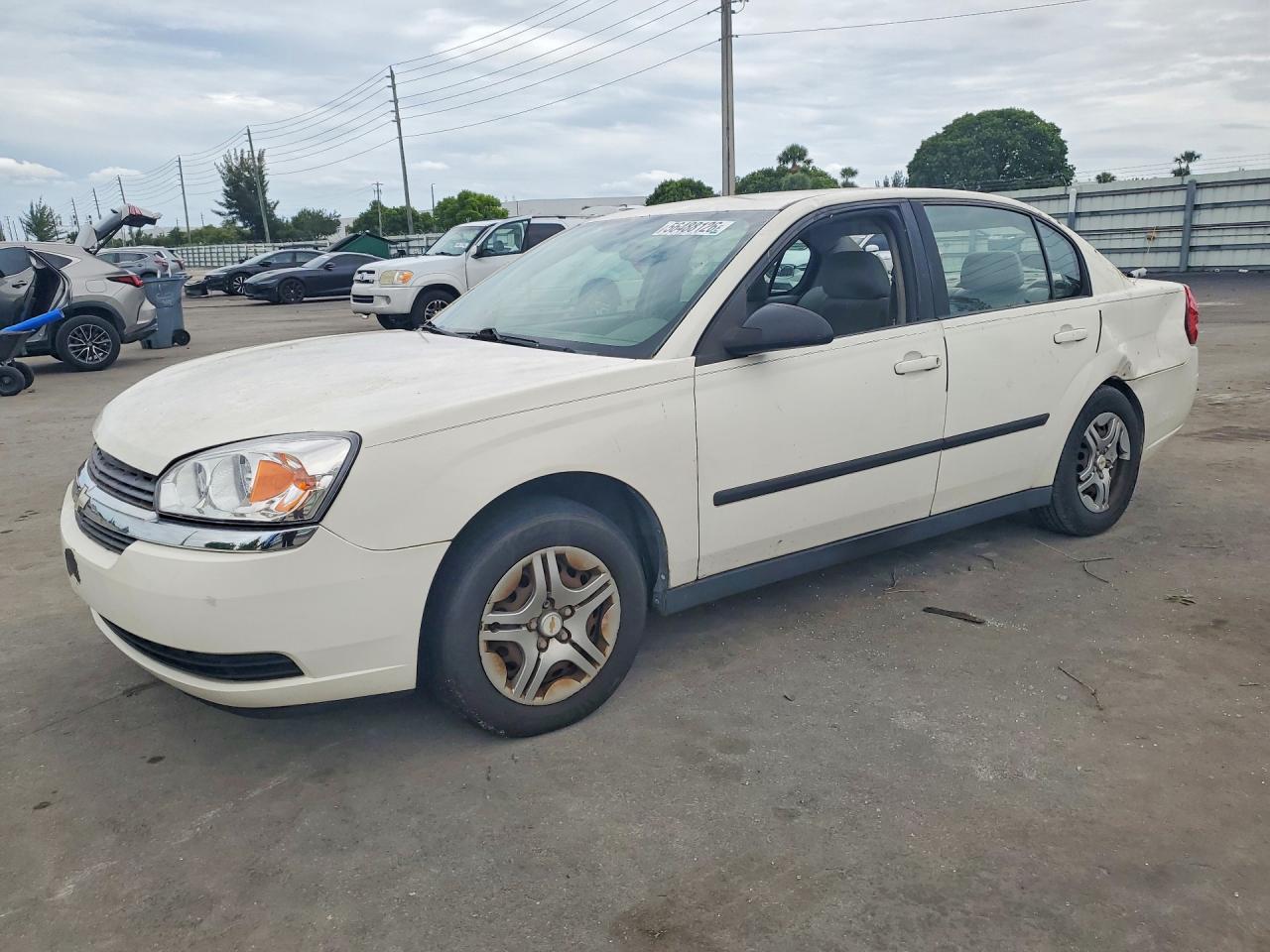 2005 Chevrolet Malibu White vin: 1G1ZS52F05F330749