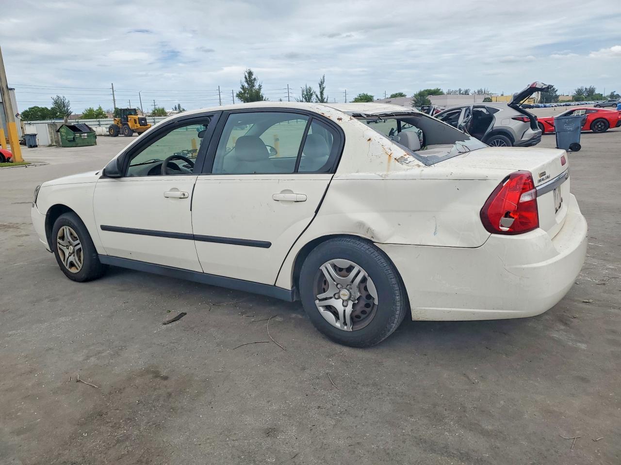 2005 Chevrolet Malibu Белый vin: 1G1ZS52F05F330749