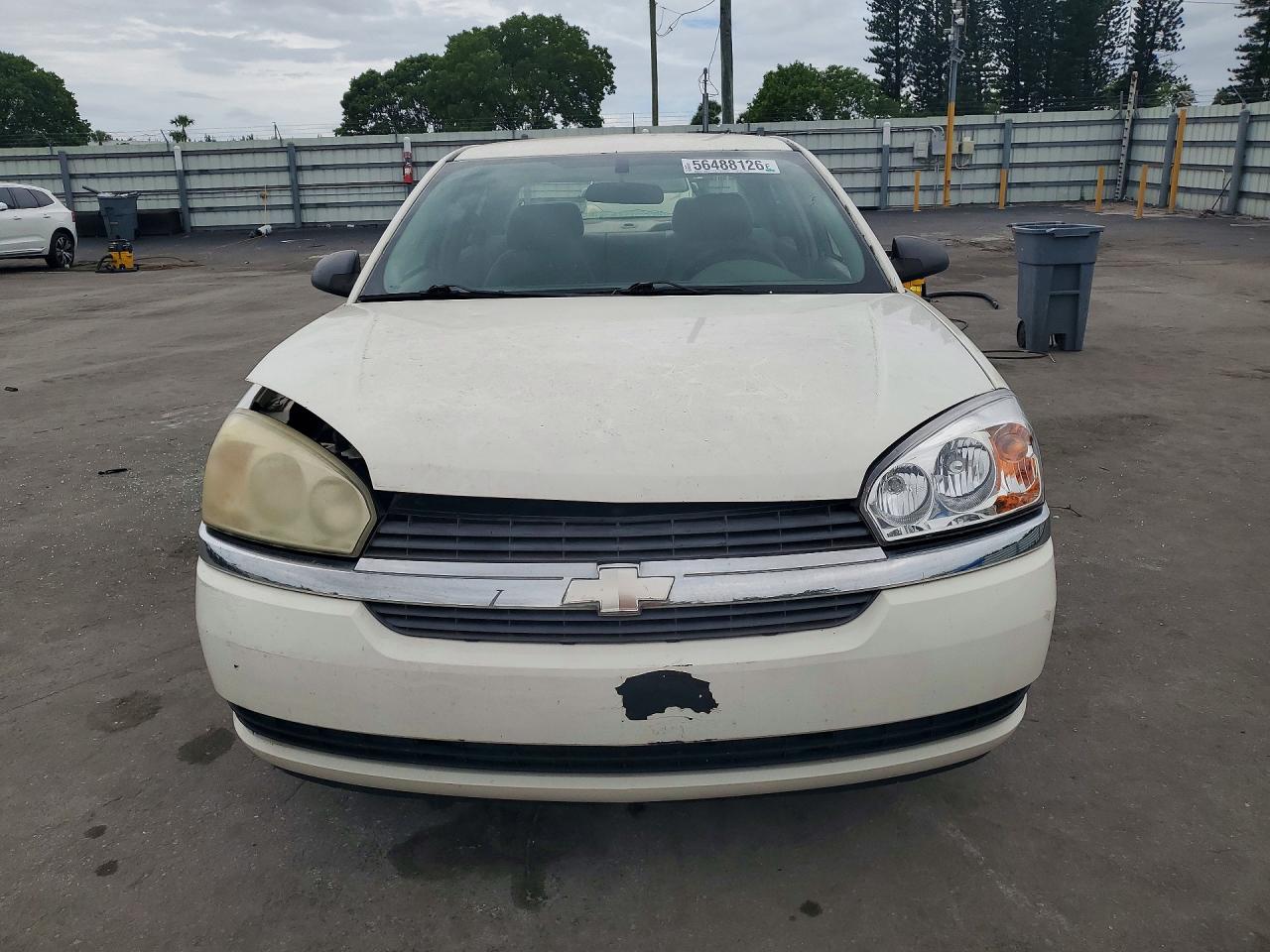 2005 Chevrolet Malibu Белый vin: 1G1ZS52F05F330749