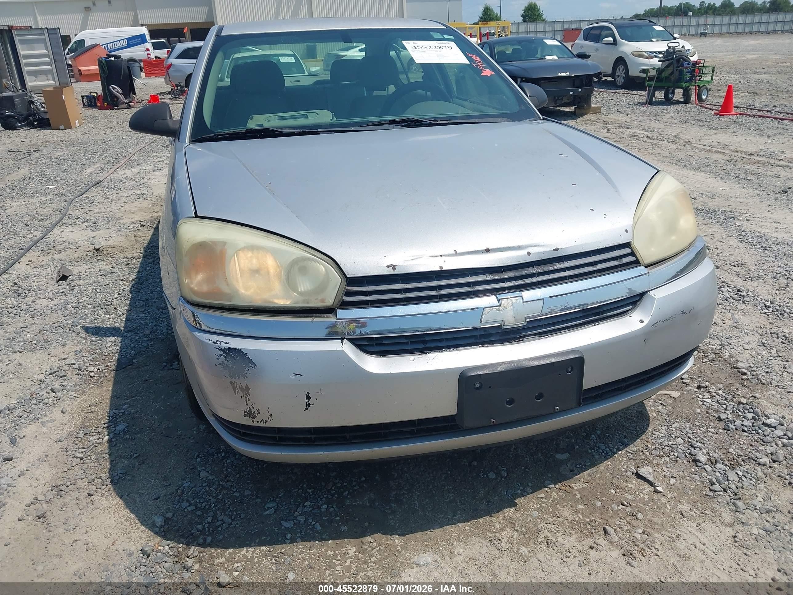 2005 Chevrolet Malibu   Silver vin: 1G1ZS52F25F214405