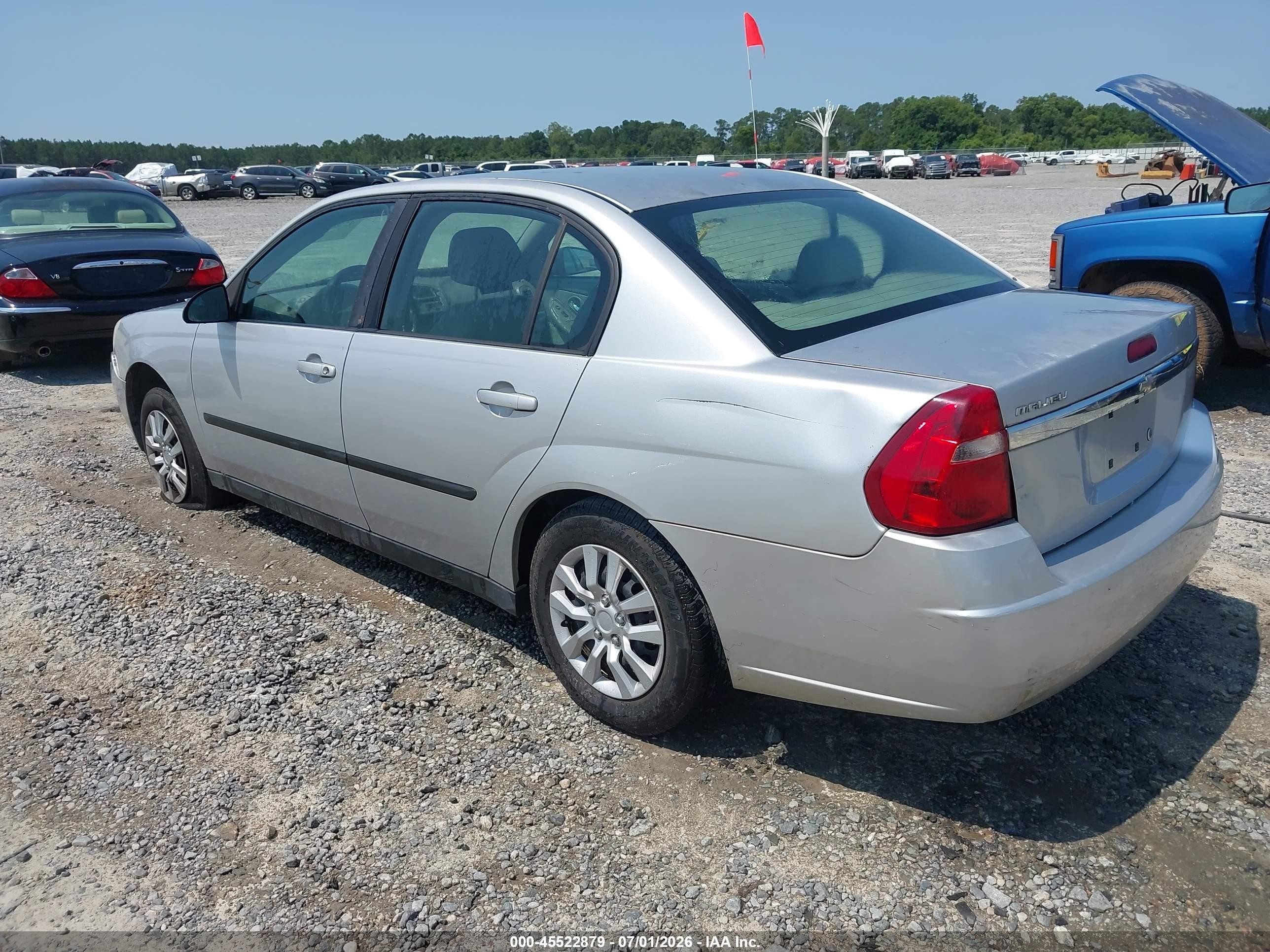 2005 Chevrolet Malibu   Silver vin: 1G1ZS52F25F214405