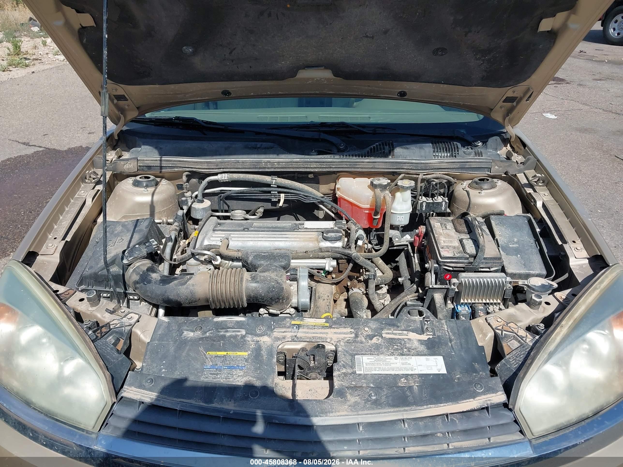 2005 Chevrolet Malibu   Gold vin: 1G1ZS52F55F236124