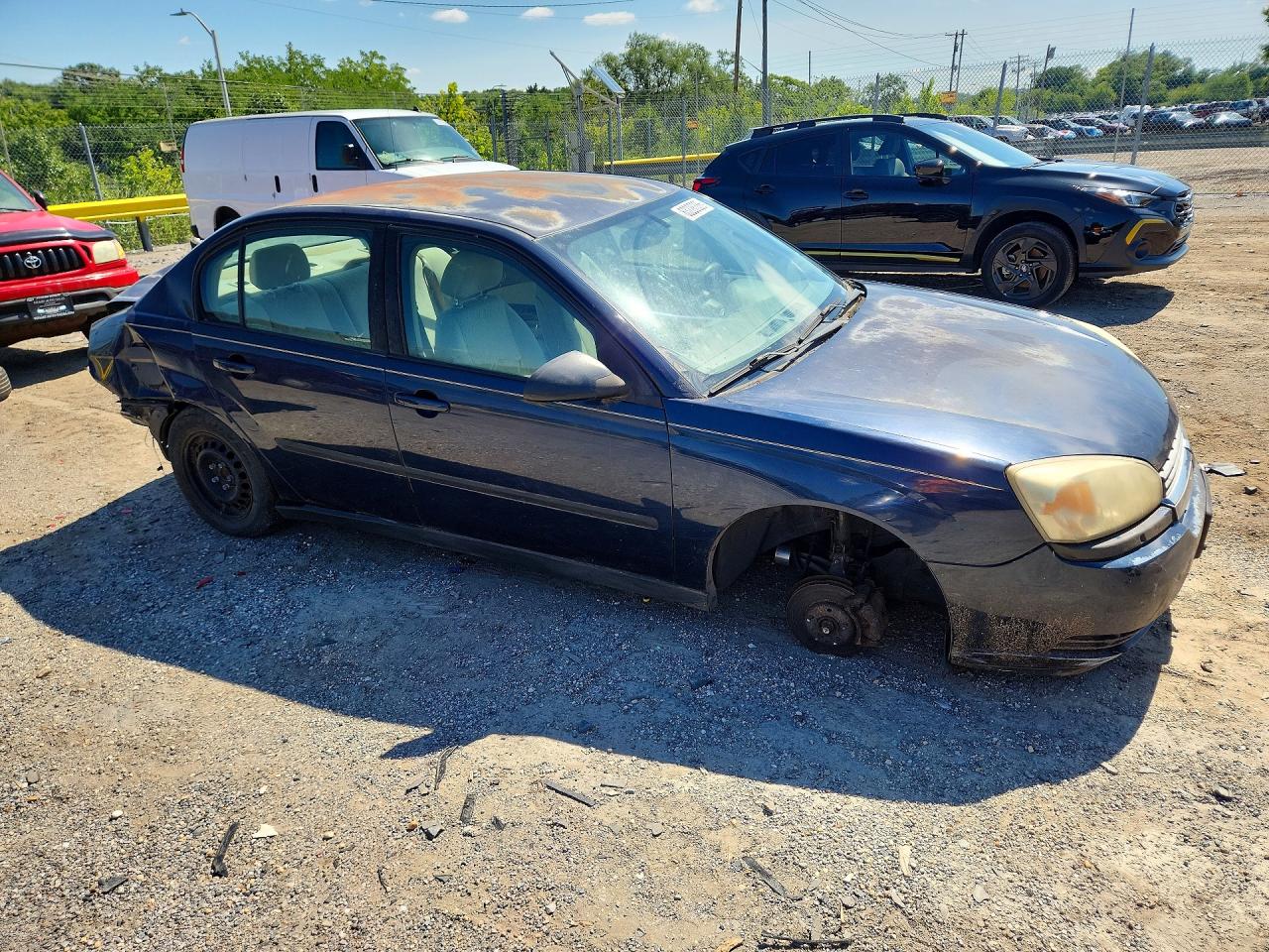 2005 Chevrolet Malibu Blue vin: 1G1ZS52F65F116882