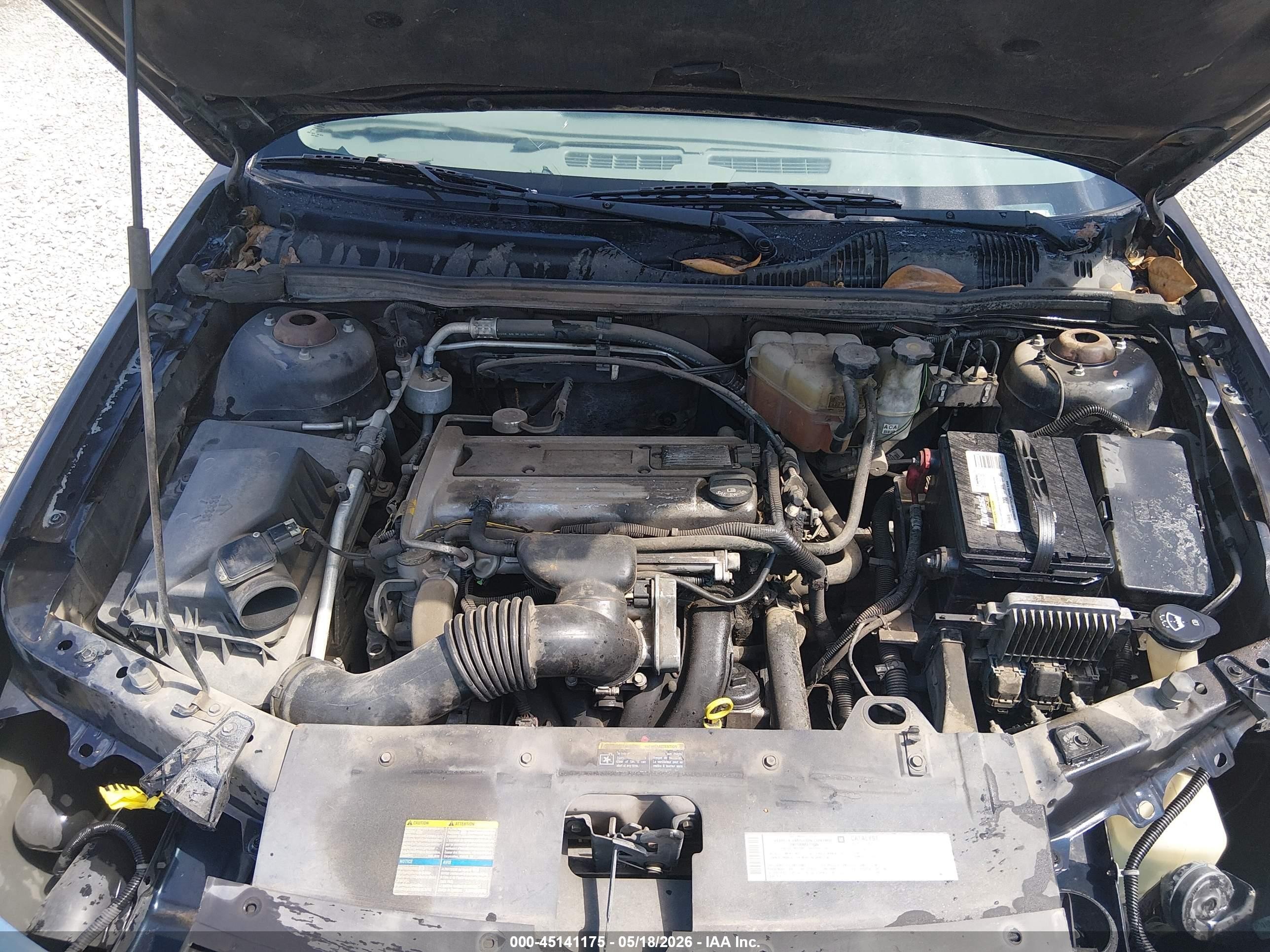 2005 Chevrolet Malibu   Black vin: 1G1ZS52FX5F321654