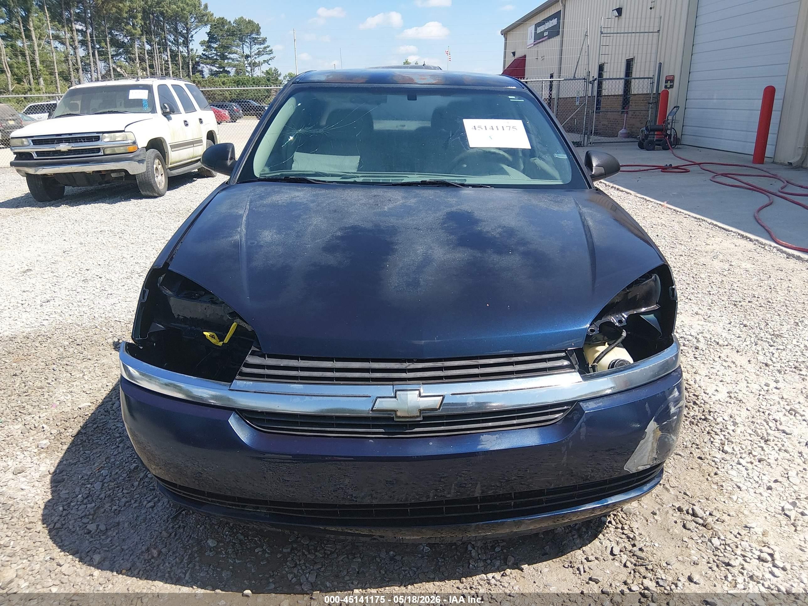 2005 Chevrolet Malibu   Black vin: 1G1ZS52FX5F321654