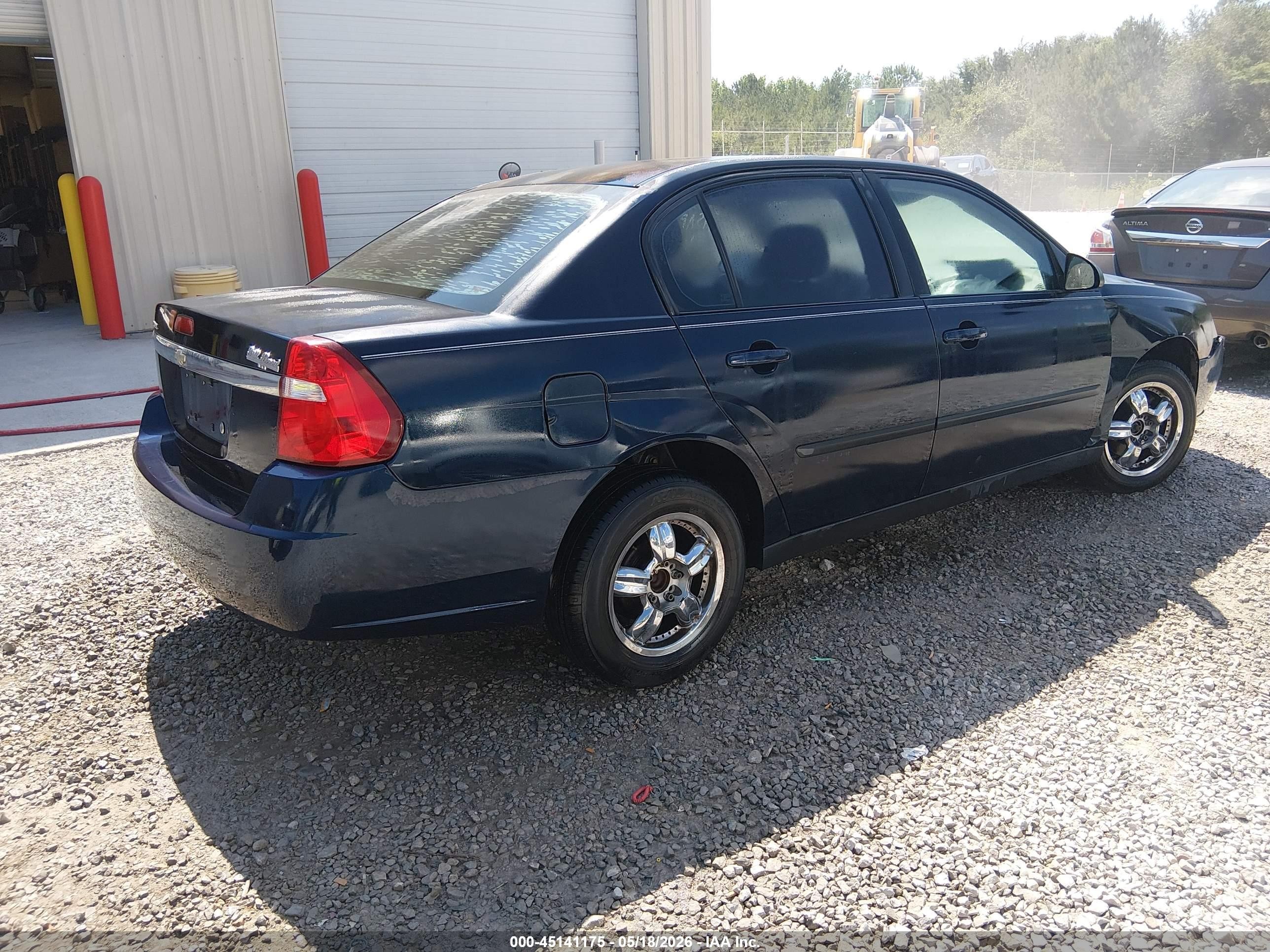 2005 Chevrolet Malibu   Black vin: 1G1ZS52FX5F321654