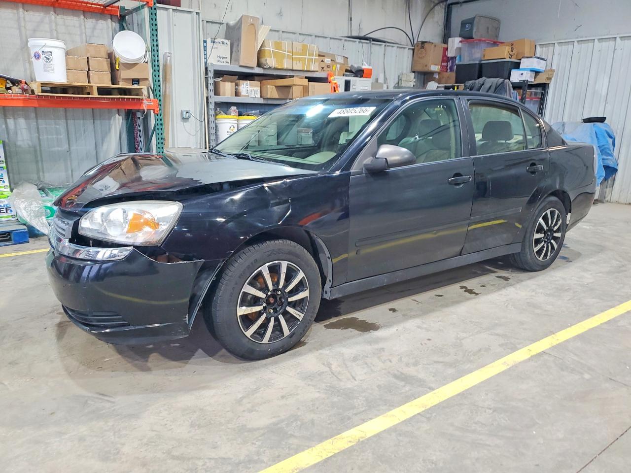 2005 Chevrolet Malibu Black vin: 1G1ZS54825F165057