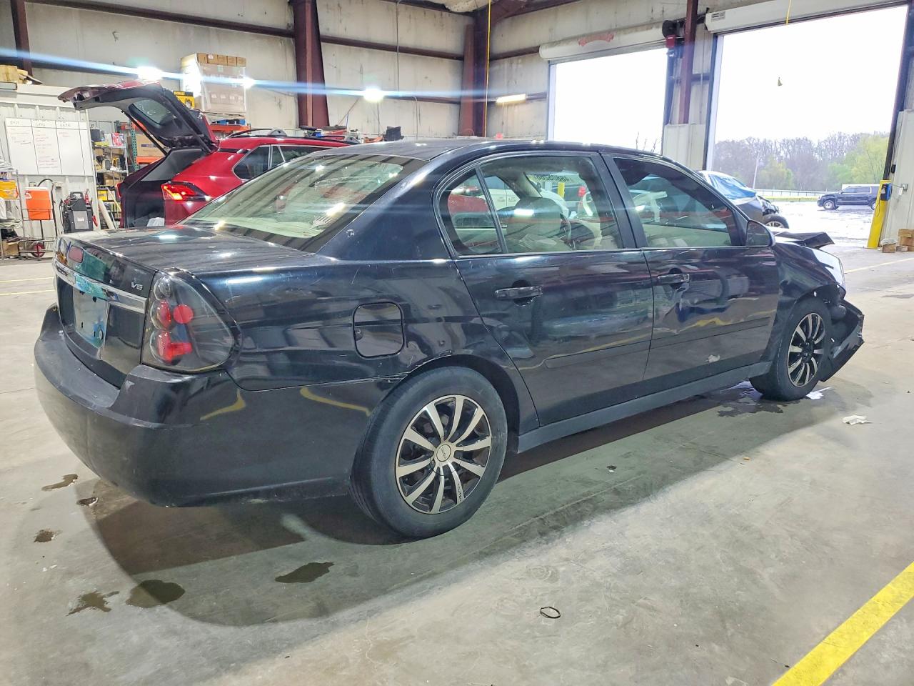 2005 Chevrolet Malibu Black vin: 1G1ZS54825F165057