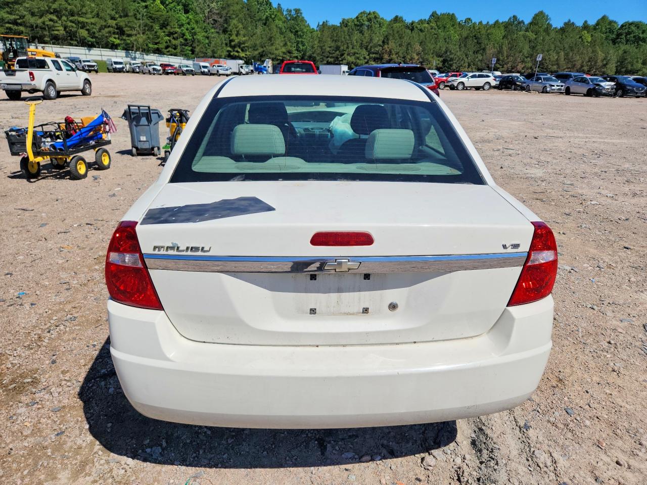 2005 Chevrolet Malibu White vin: 1G1ZS54875F318760