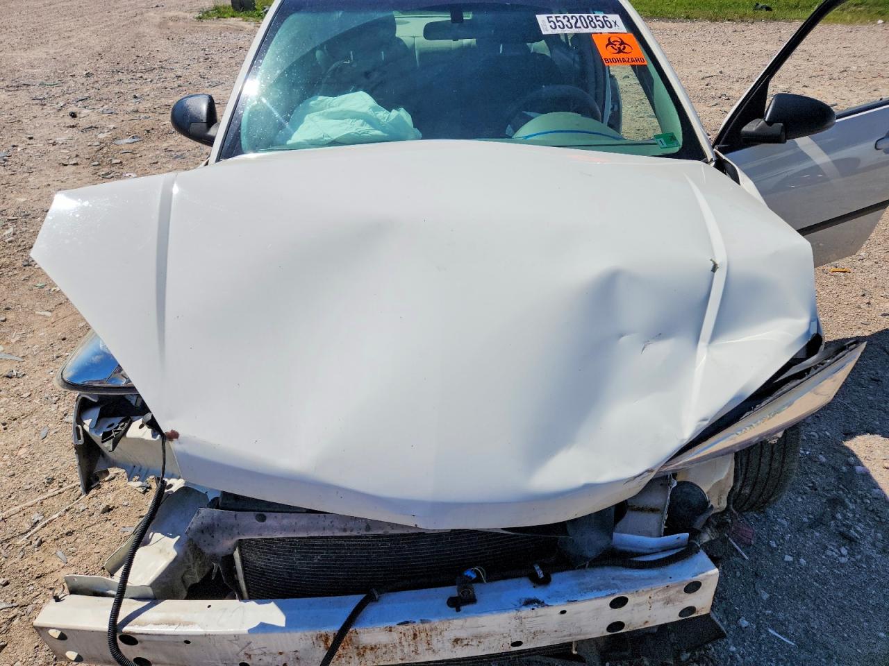 2005 Chevrolet Malibu White vin: 1G1ZS54875F318760
