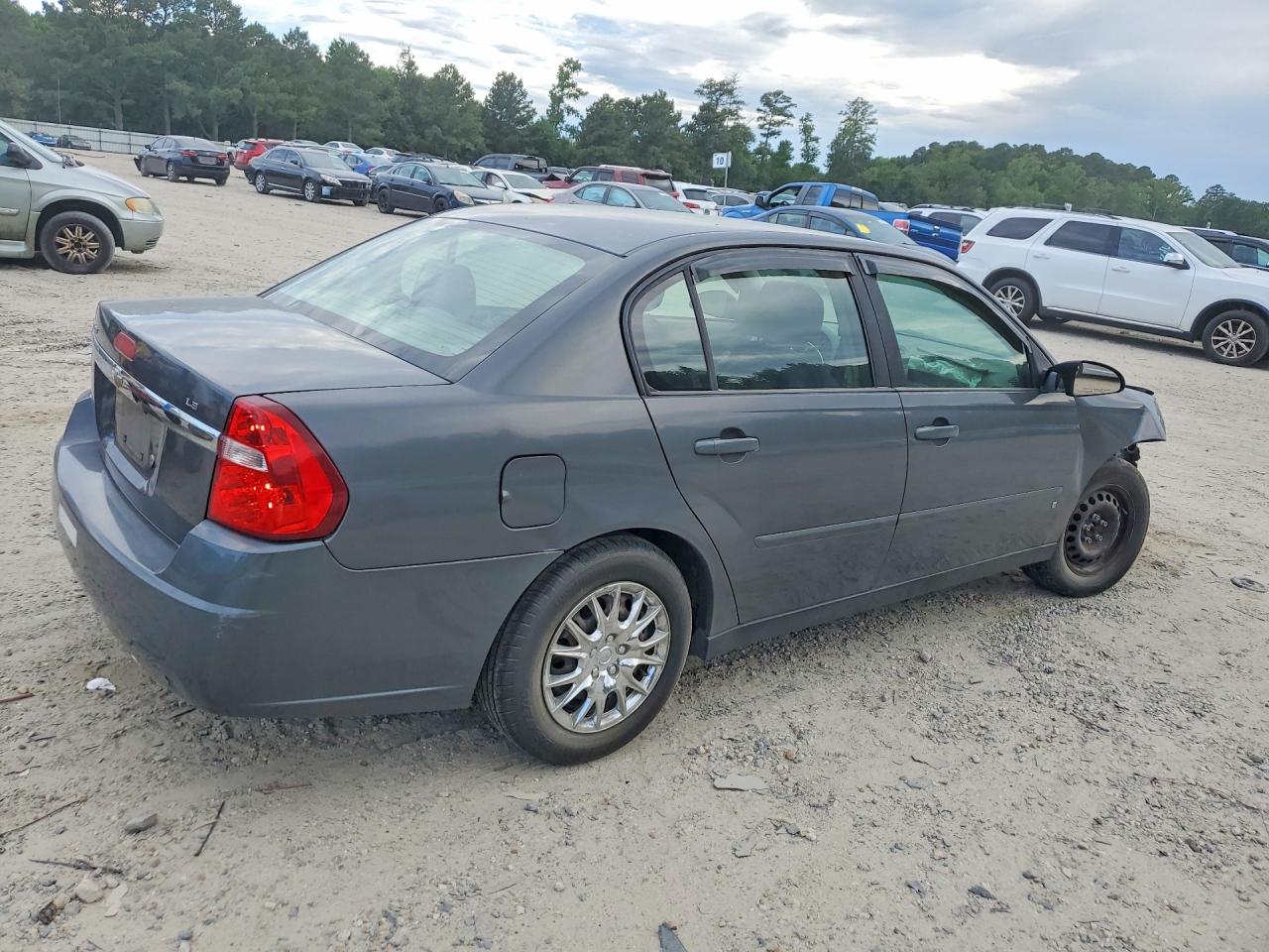 2007 Chevrolet Malibu Ls Charcoal vin: 1G1ZS57F77F144590