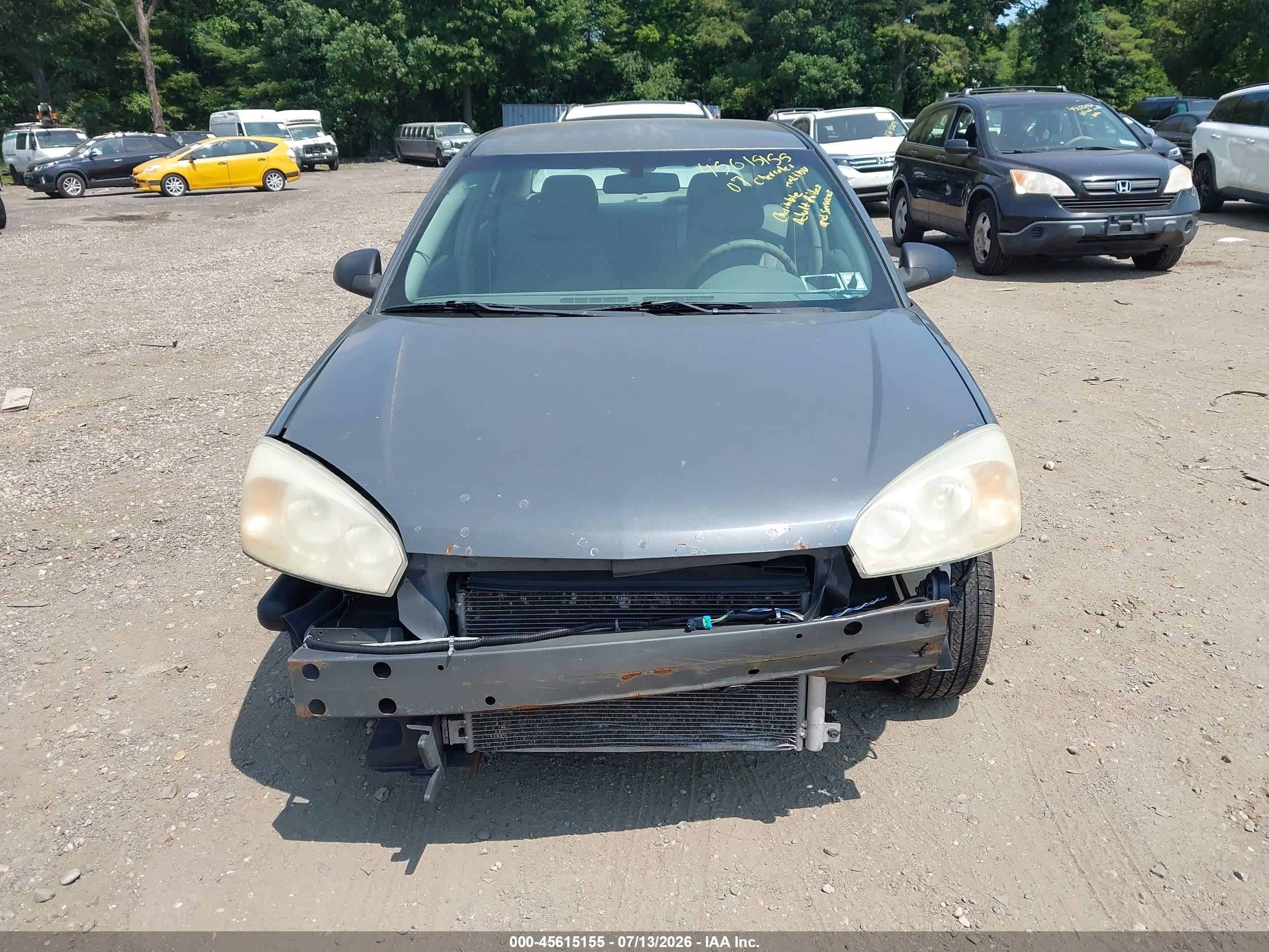 2007 Chevrolet Malibu Ls W/2fl Gray vin: 1G1ZS57N17F285565