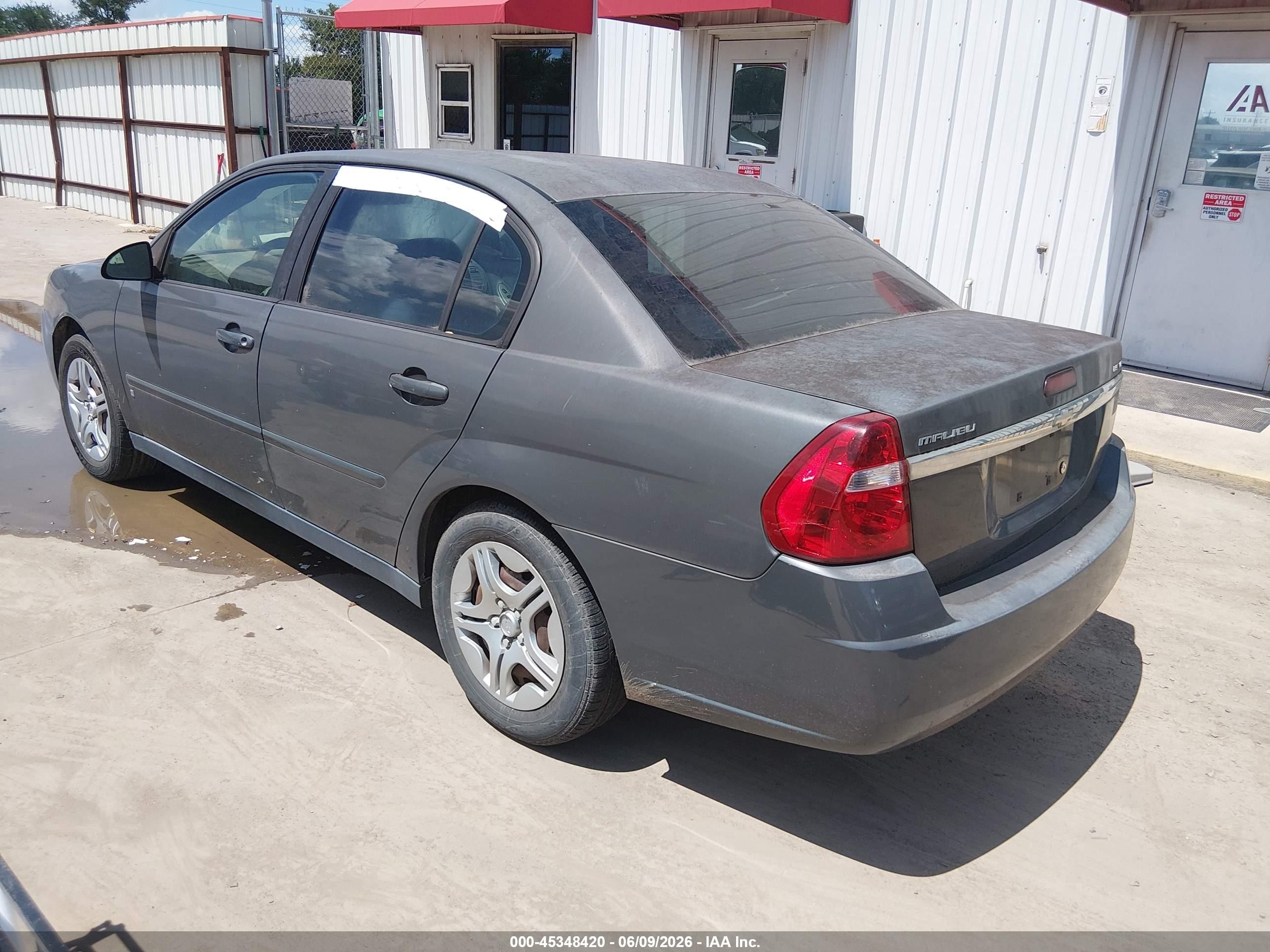 2007 Chevrolet Malibu Ls Gray vin: 1G1ZS57N27F102707