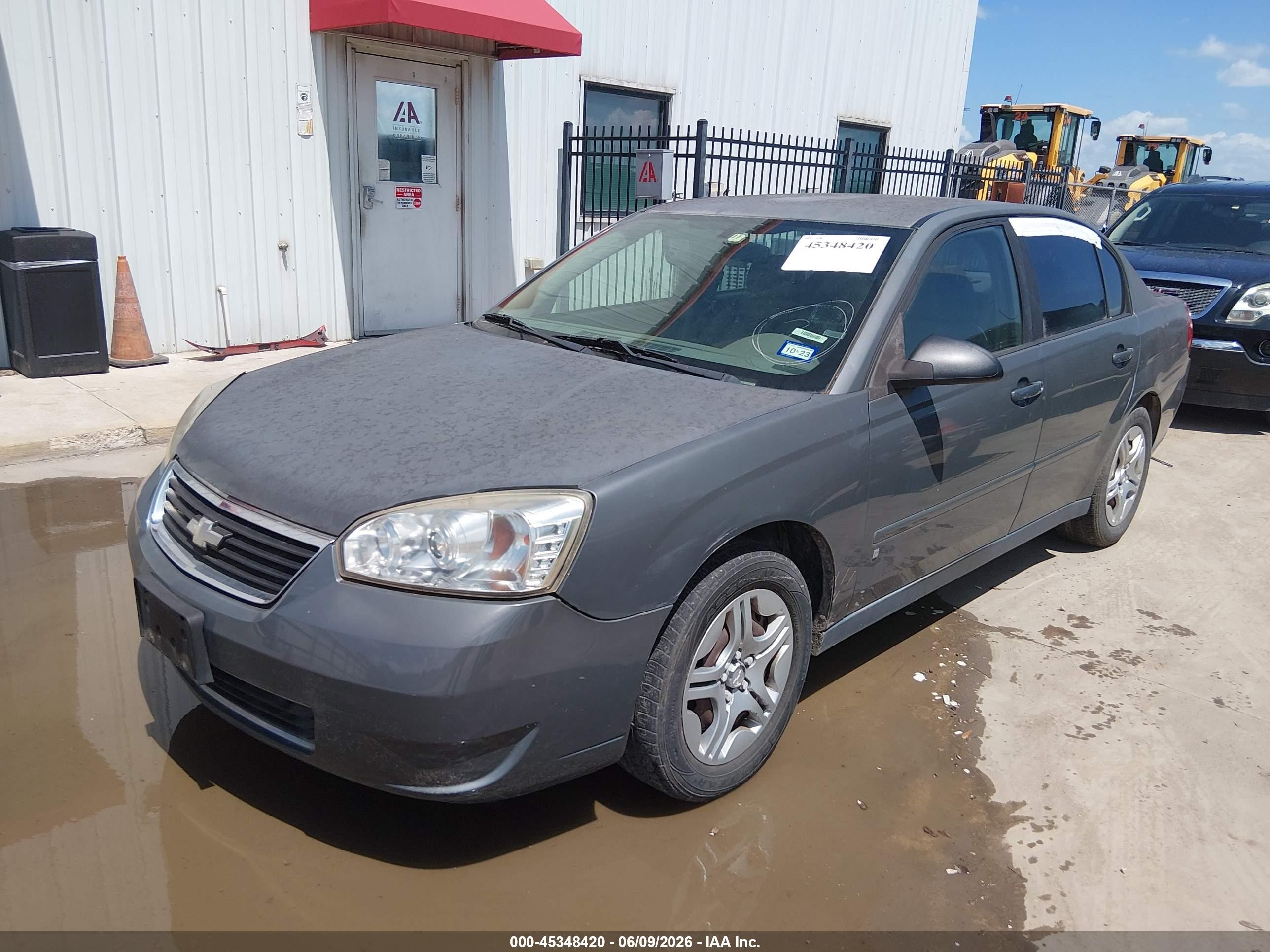 2007 Chevrolet Malibu Ls Gray vin: 1G1ZS57N27F102707
