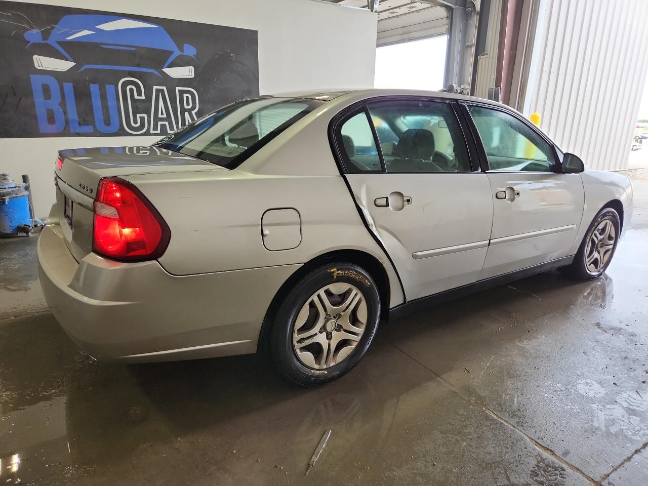 2007 Chevrolet Malibu Ls Silver vin: 1G1ZS57N67F299591 Damage: Right Rear Door, Dent(S) W/ Paint Dmg, > 12 Inches