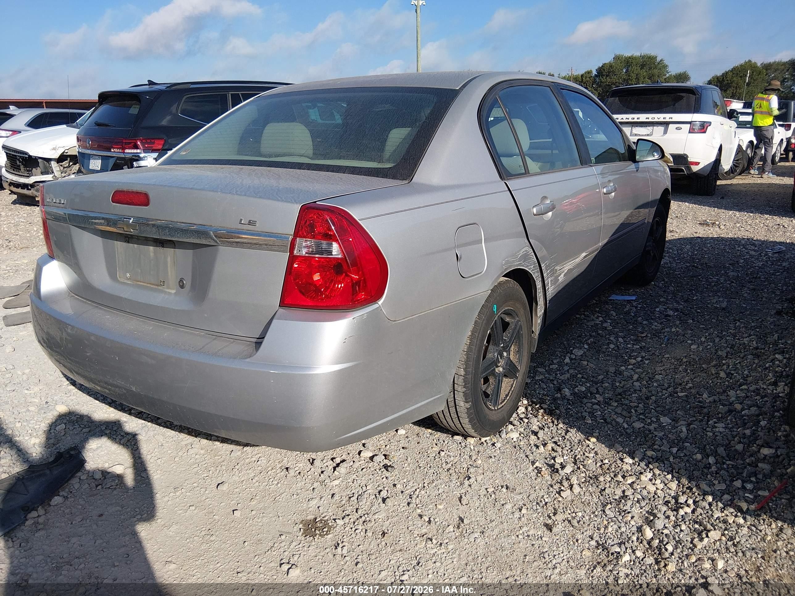 2007 Chevrolet Malibu Ls W/1ls Кремовый vin: 1G1ZS58F07F123725