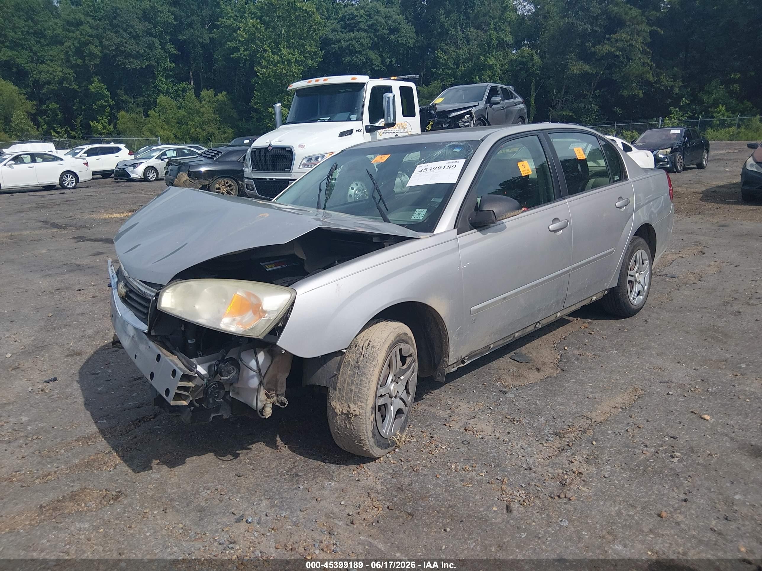 2007 Chevrolet Malibu Ls W/1fl Silver vin: 1G1ZS58F07F234842