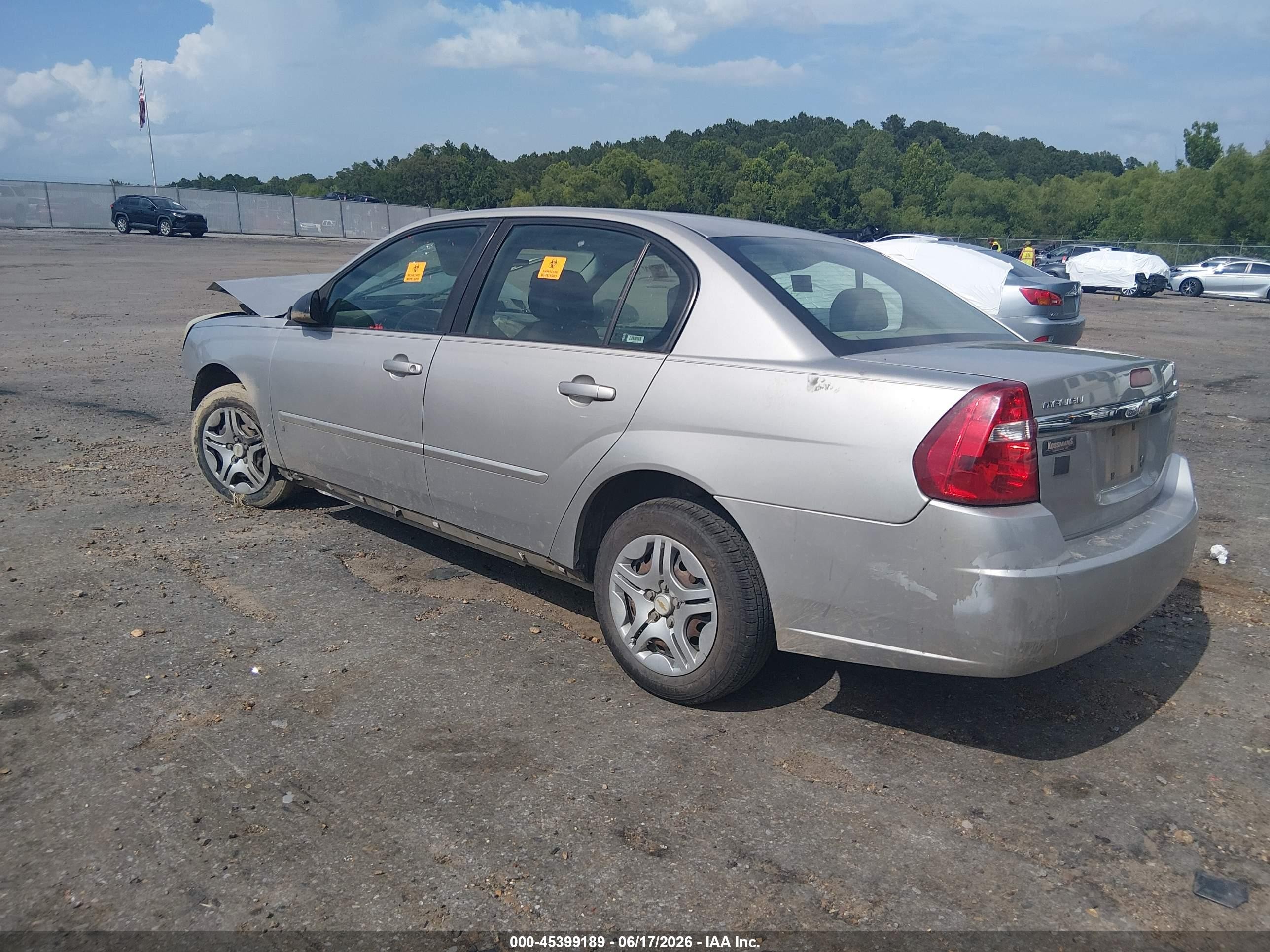 2007 Chevrolet Malibu Ls W/1fl Silver vin: 1G1ZS58F07F234842