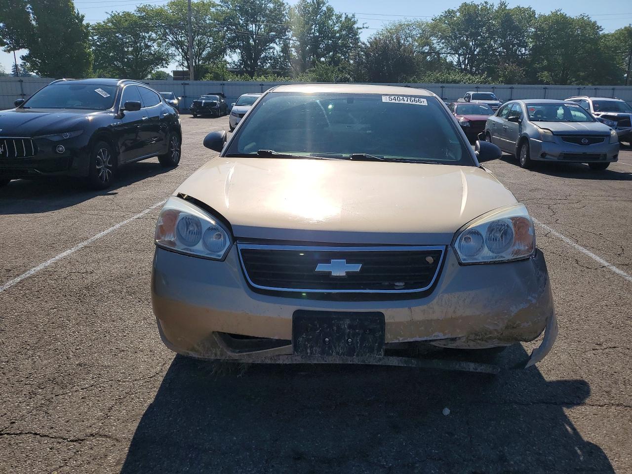 2007 Chevrolet Malibu Ls Beige vin: 1G1ZS58F07F311211