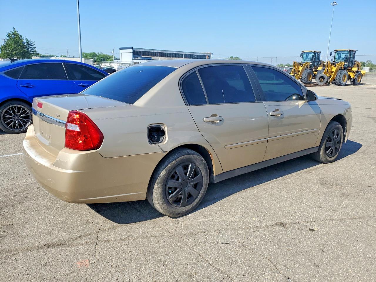 2007 Chevrolet Malibu Ls Beige vin: 1G1ZS58F07F311211