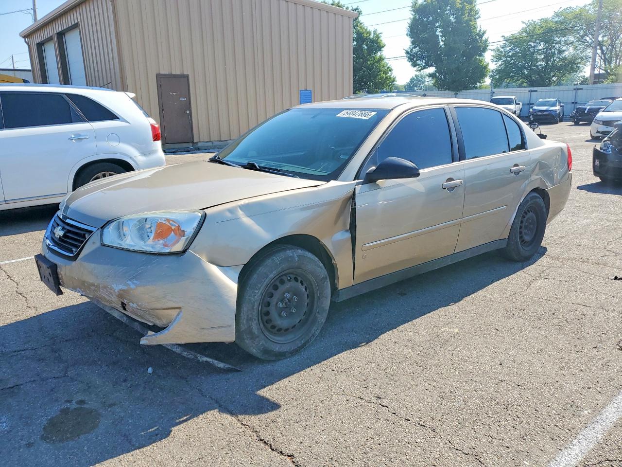 2007 Chevrolet Malibu Ls Beige vin: 1G1ZS58F07F311211
