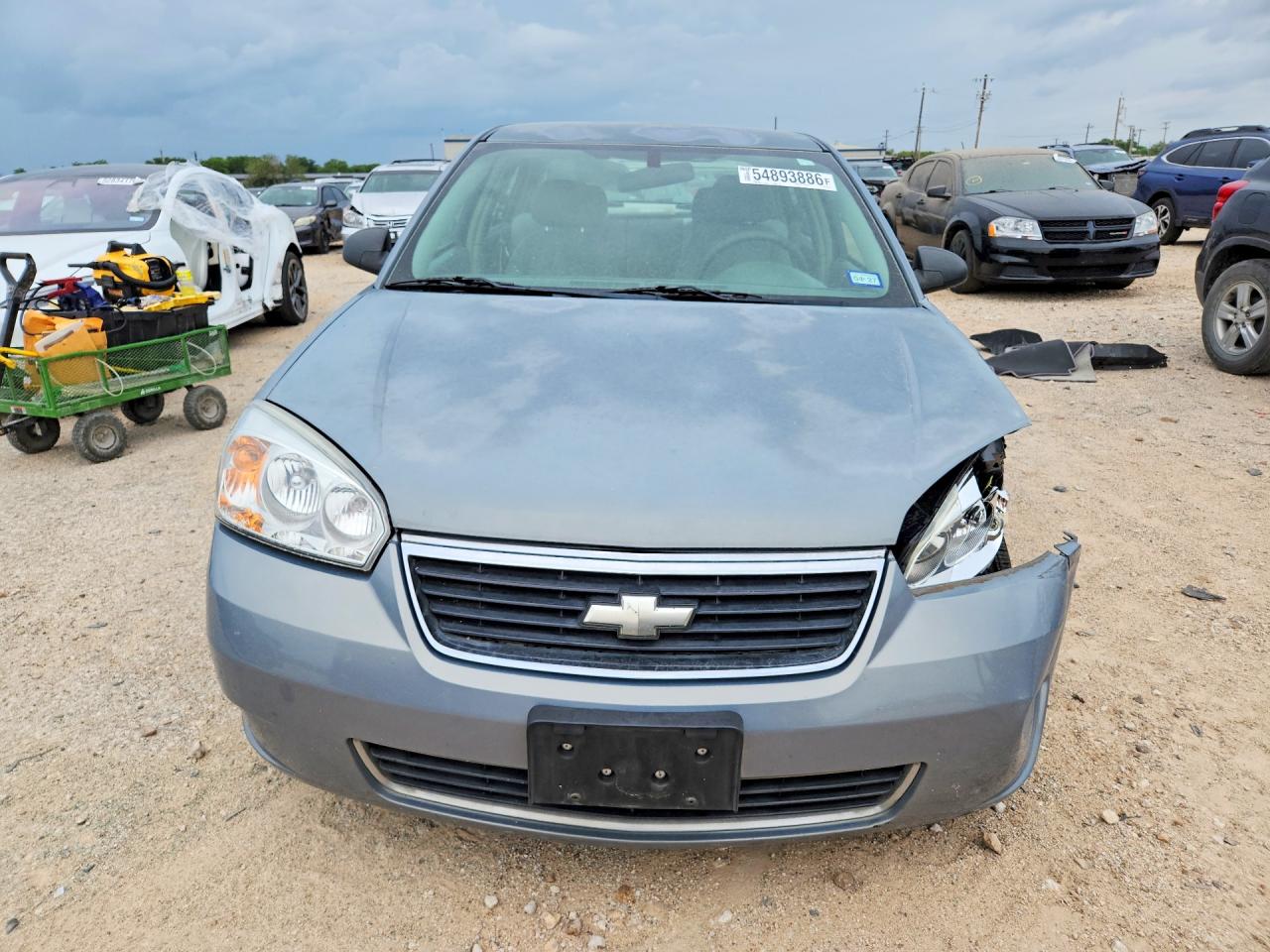 2008 Chevrolet Malibu Ls Gray vin: 1G1ZS58F08F101676