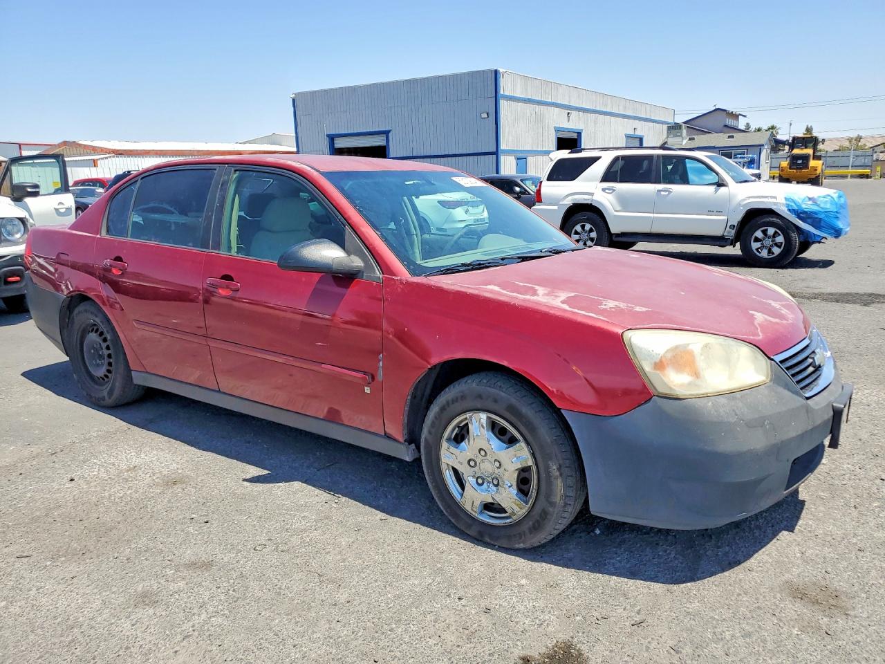 2007 Chevrolet Malibu Ls Burgundy vin: 1G1ZS58F17F262889