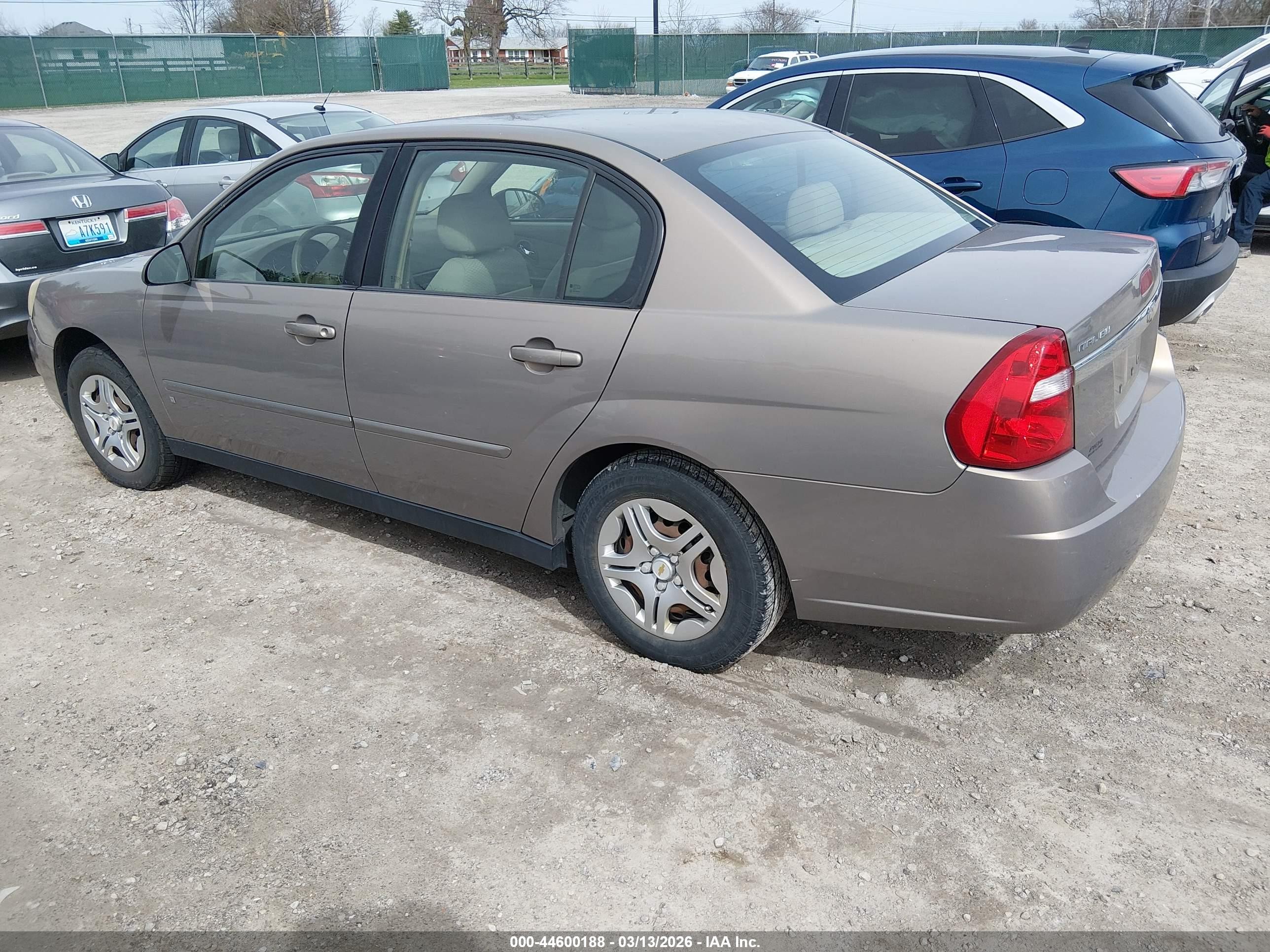 2008 Chevrolet Malibu Classic Ls Champagne vin: 1G1ZS58F18F130362