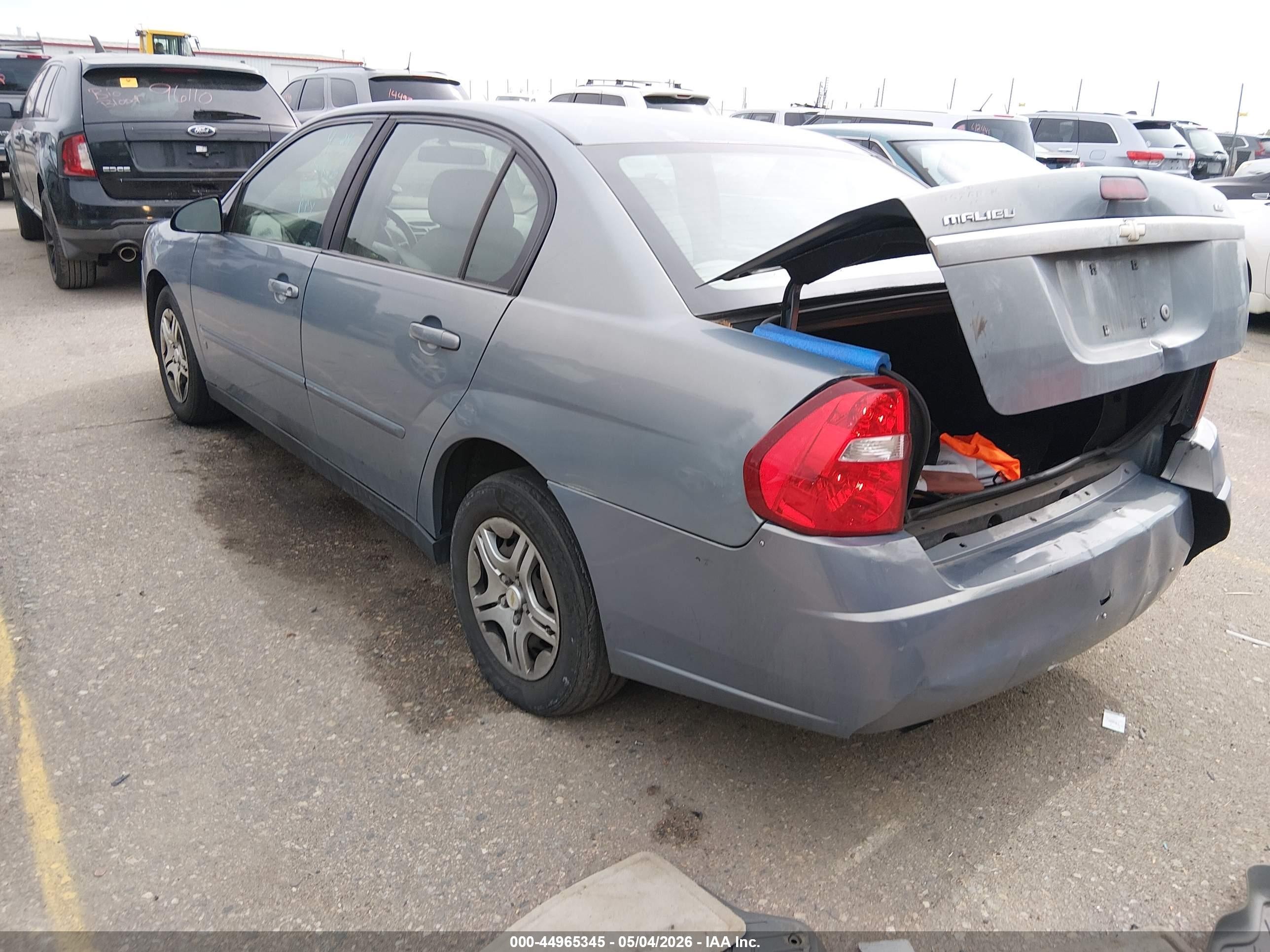 2008 Chevrolet Malibu Ls Gray vin: 1G1ZS58F38F134140