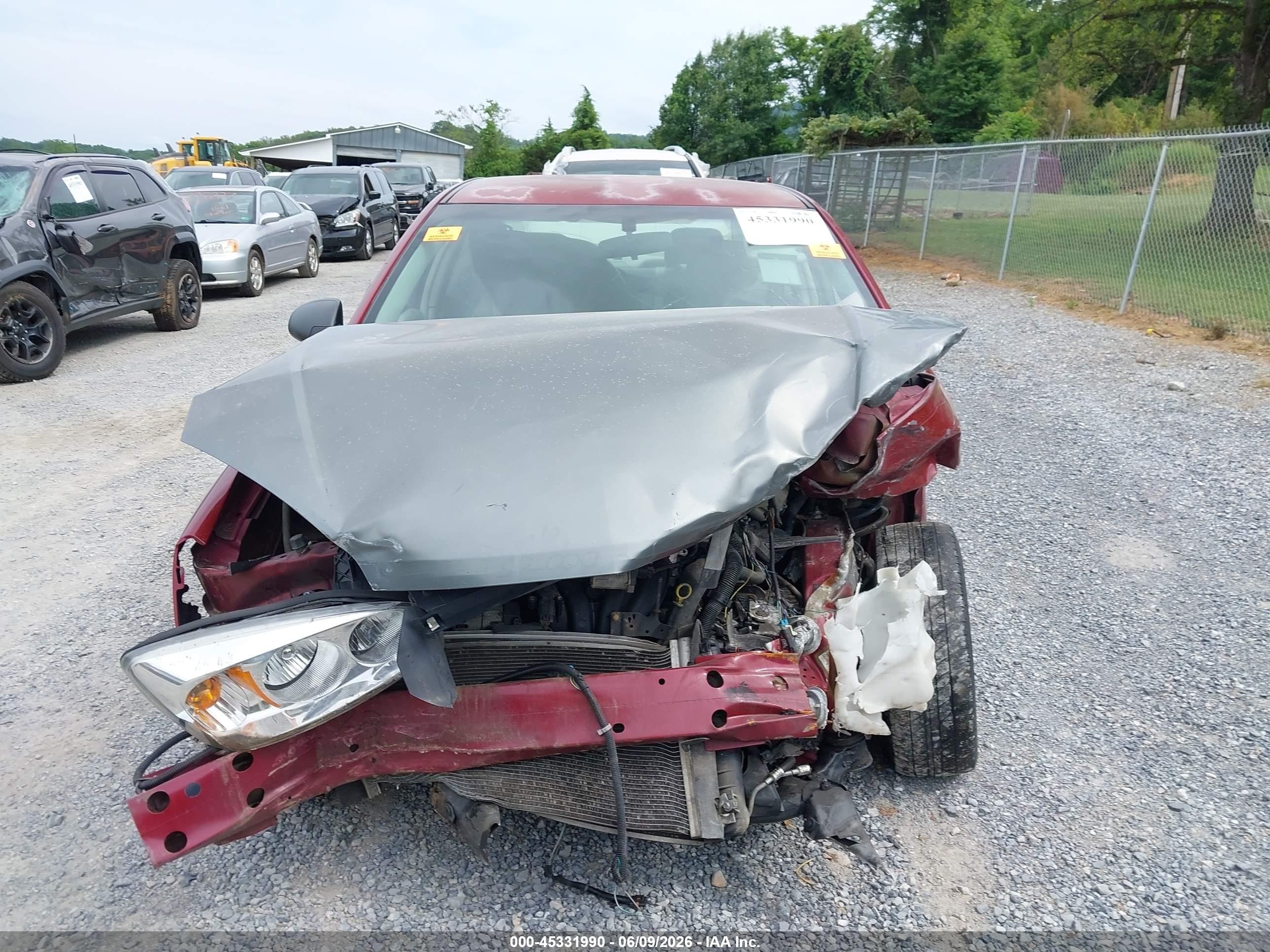 2007 Chevrolet Malibu Ls W/1ls Red vin: 1G1ZS58F47F302401