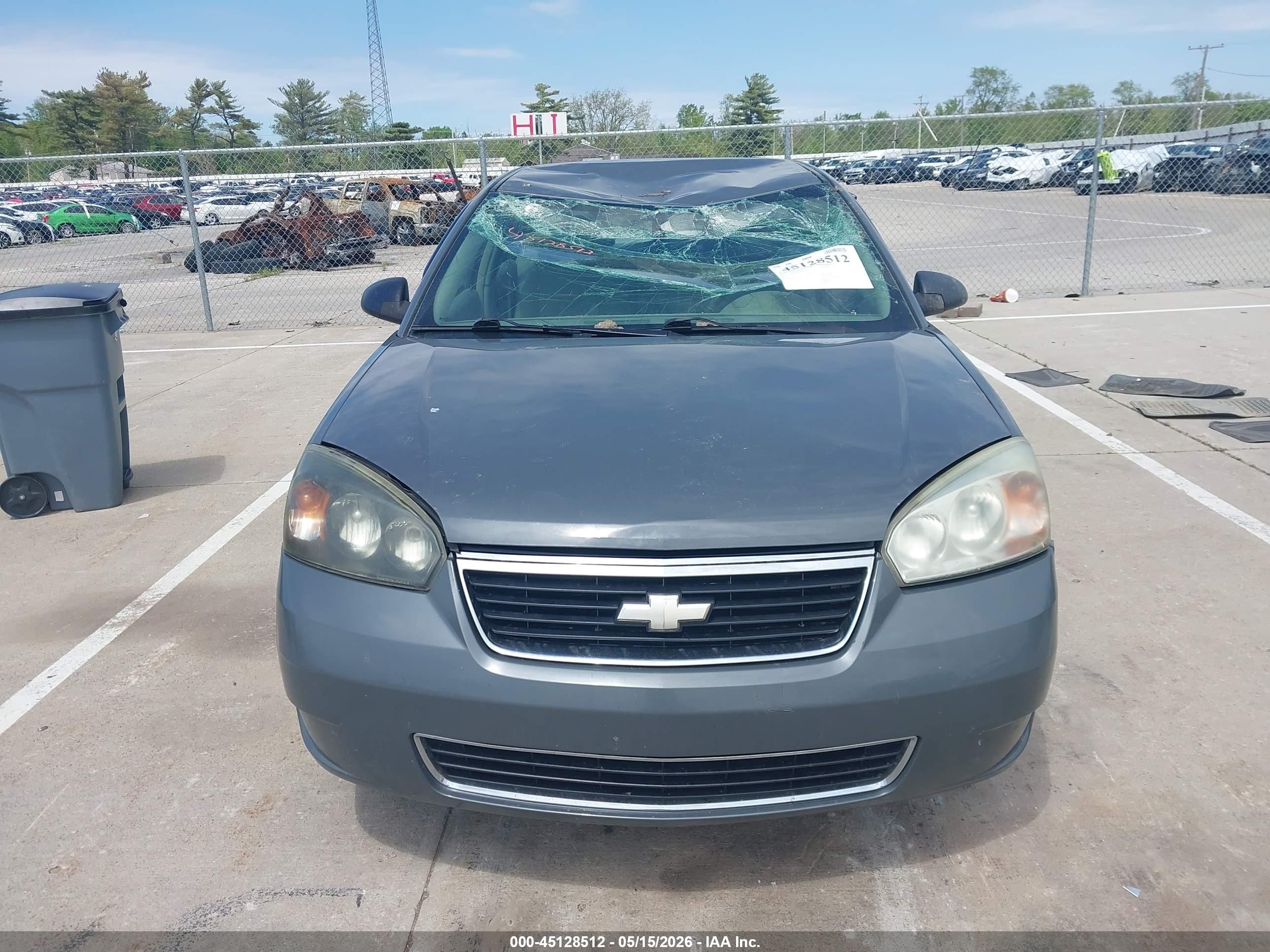 2007 Chevrolet Malibu Ls Gray vin: 1G1ZS58F57F163993