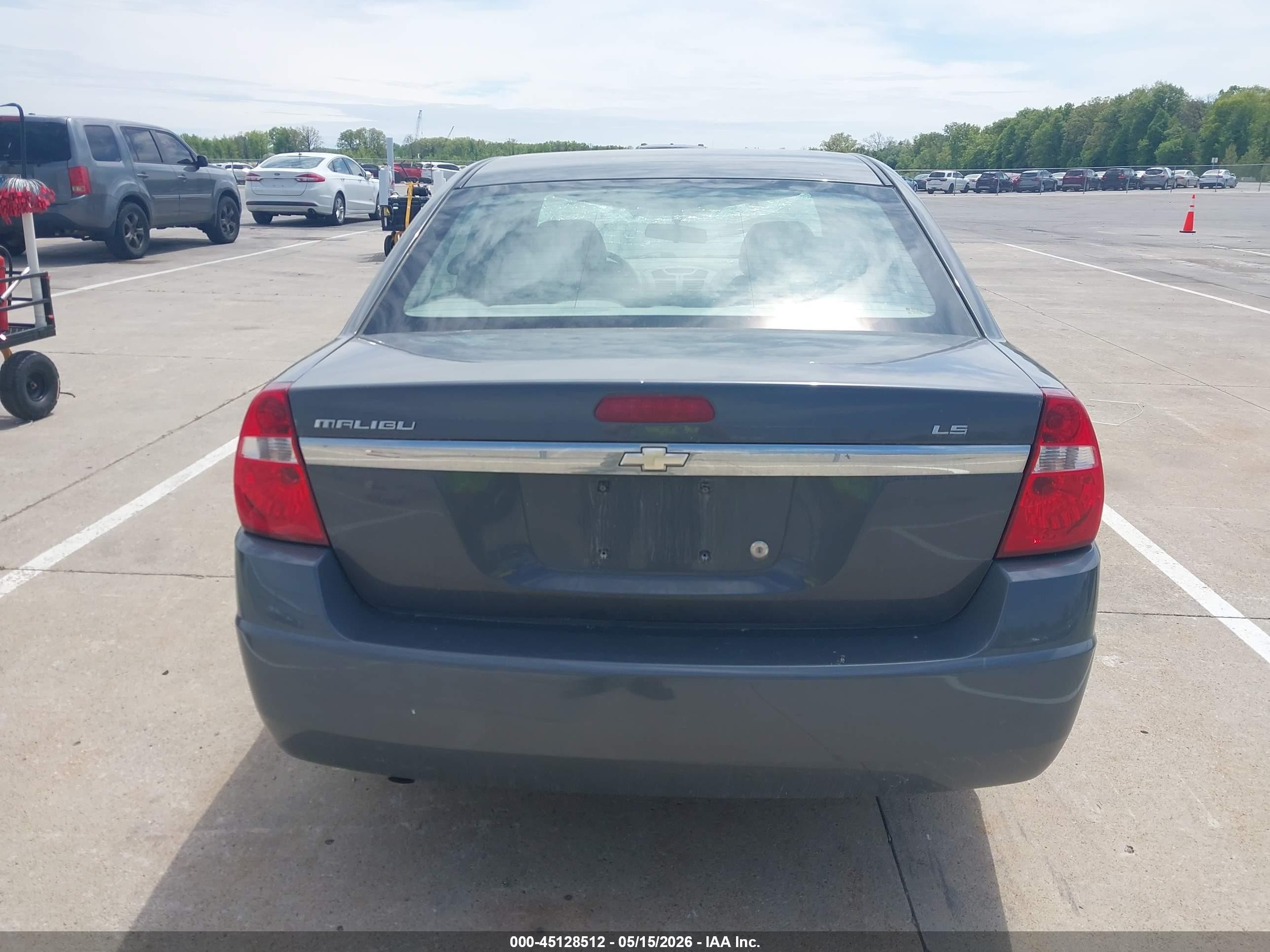 2007 Chevrolet Malibu Ls Gray vin: 1G1ZS58F57F163993