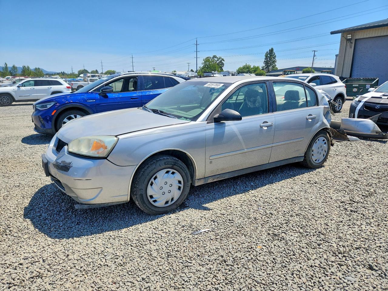 2007 Chevrolet Malibu Ls Silver vin: 1G1ZS58F57F260689
