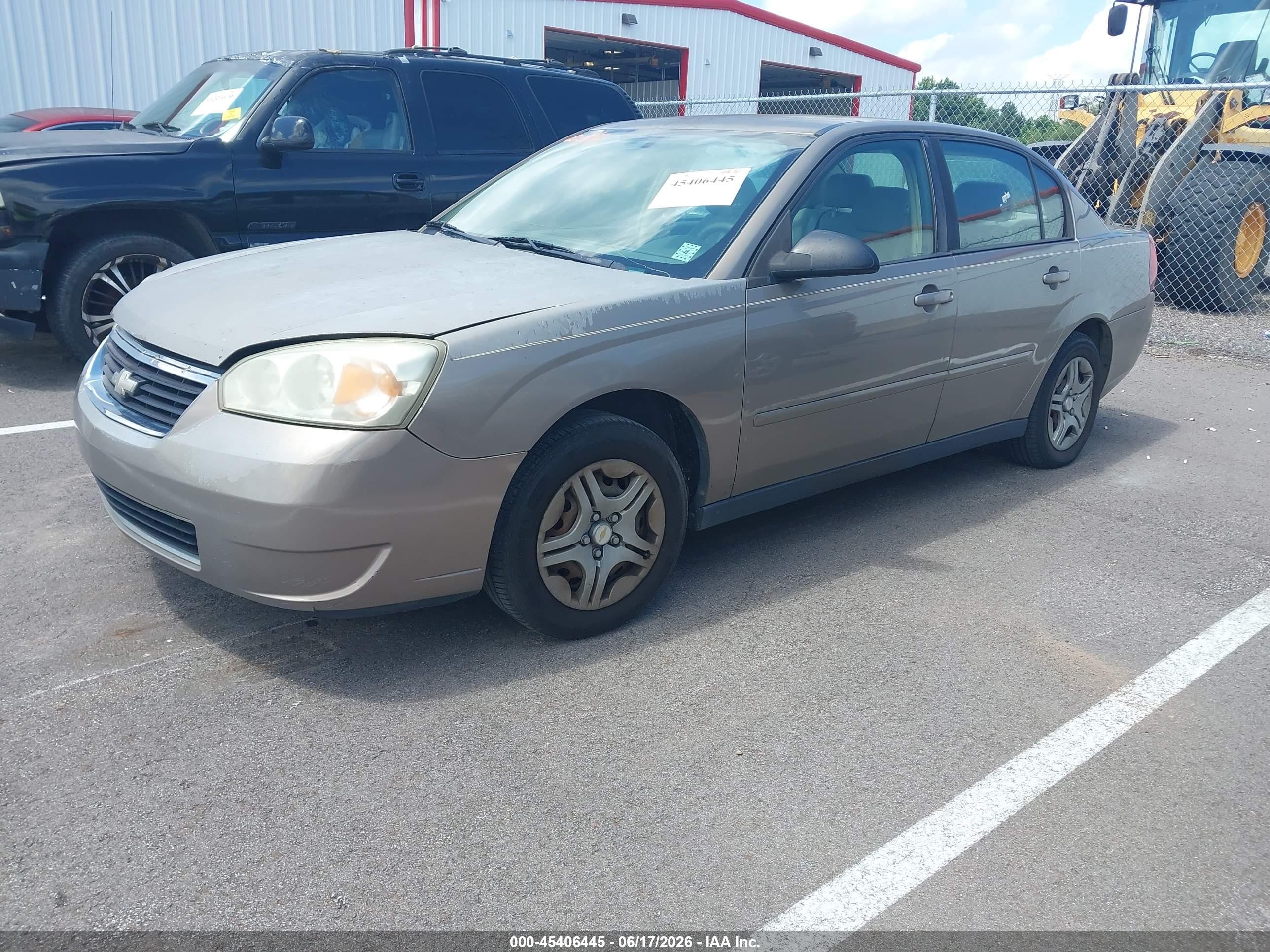 2007 Chevrolet Malibu Ls Gray vin: 1G1ZS58F67F153313