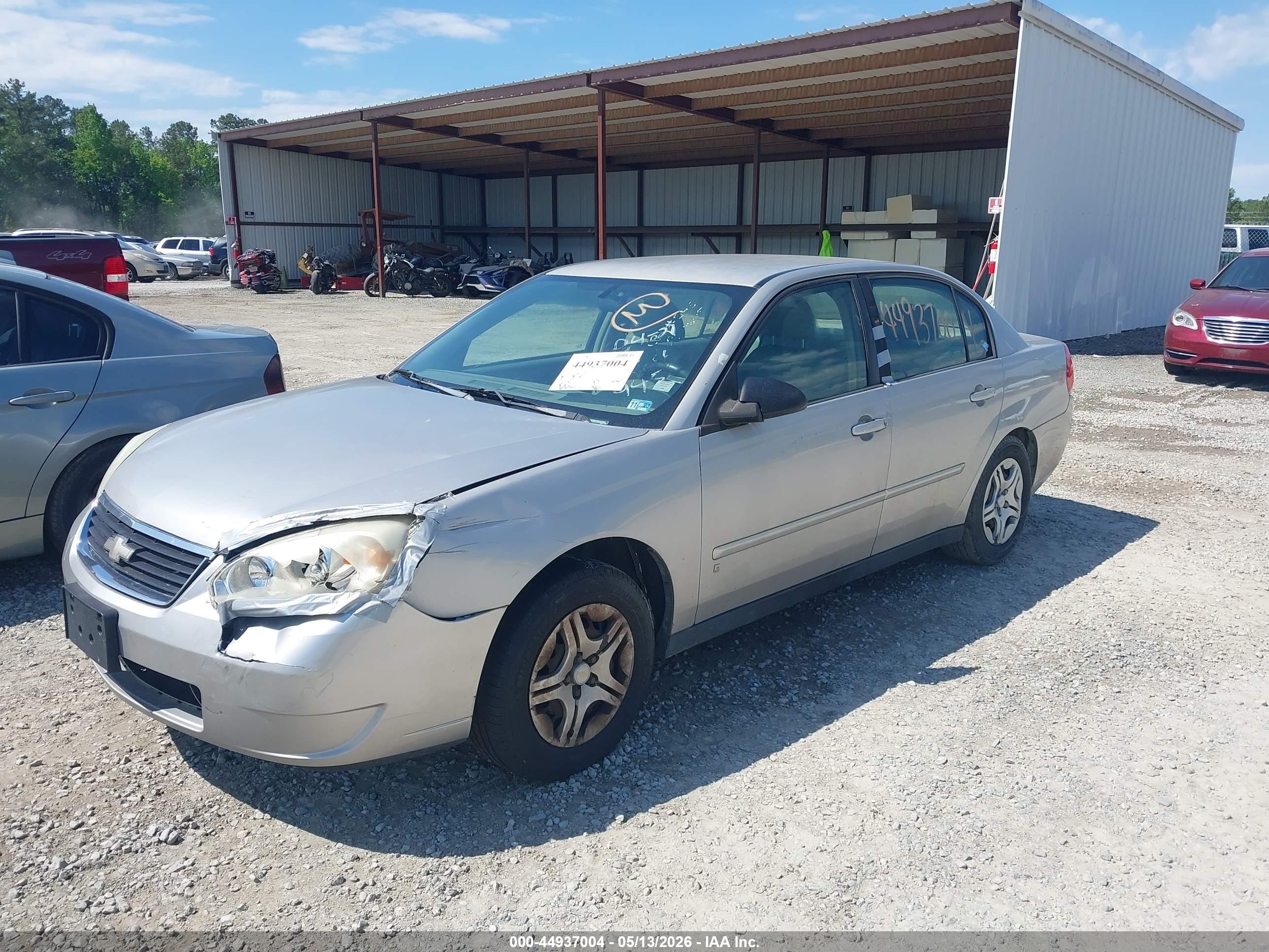 2007 Chevrolet Malibu Ls Silver vin: 1G1ZS58F67F264945