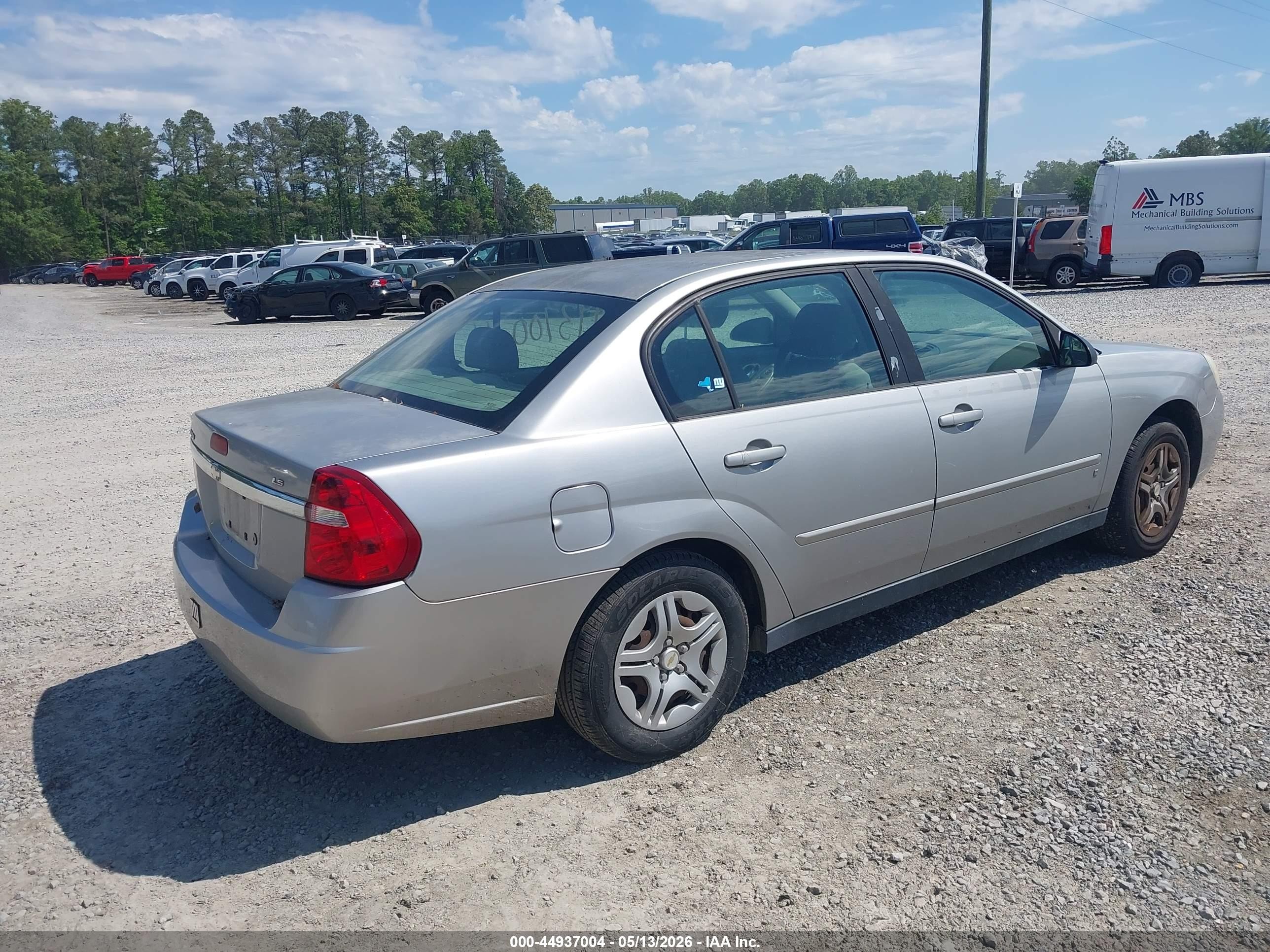 2007 Chevrolet Malibu Ls Silver vin: 1G1ZS58F67F264945