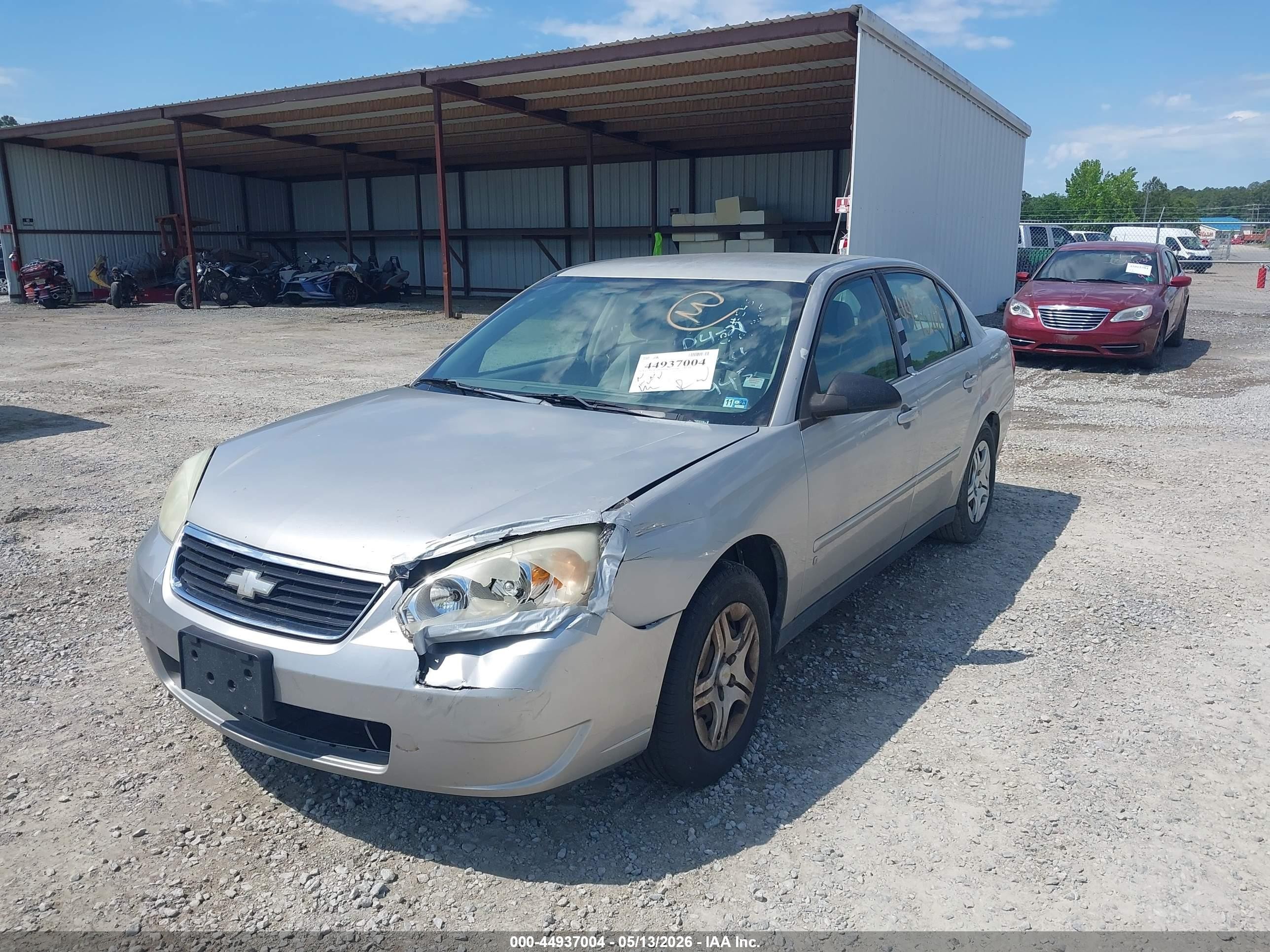 2007 Chevrolet Malibu Ls Silver vin: 1G1ZS58F67F264945
